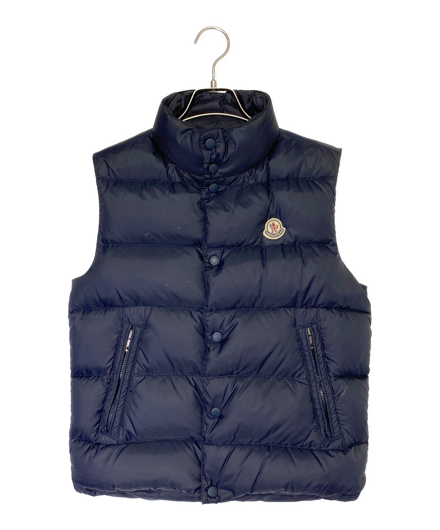 中古・古着通販】MONCLER (モンクレール) ダウンベスト ネイビー 