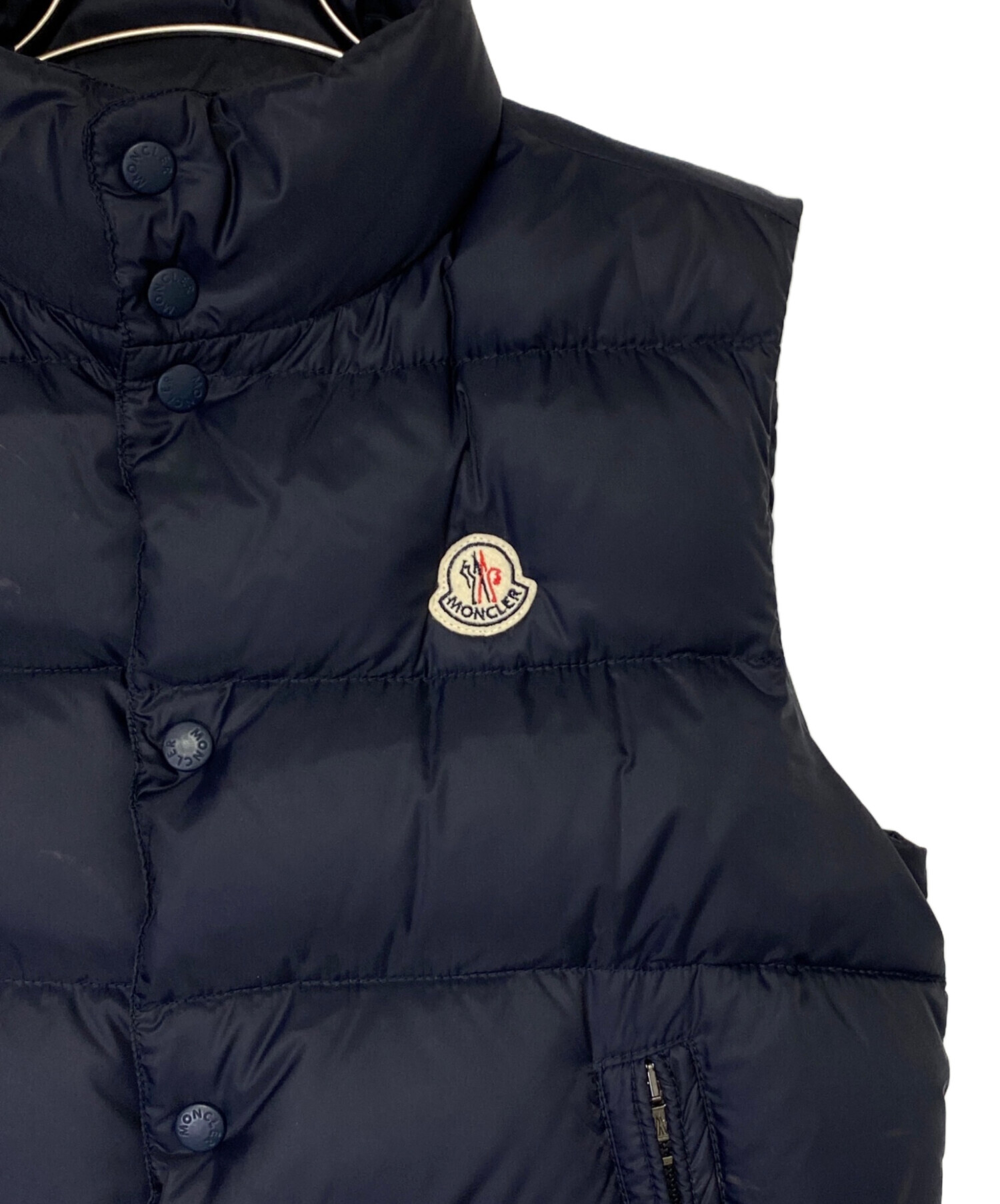 中古・古着通販】MONCLER (モンクレール) ダウンベスト ネイビー