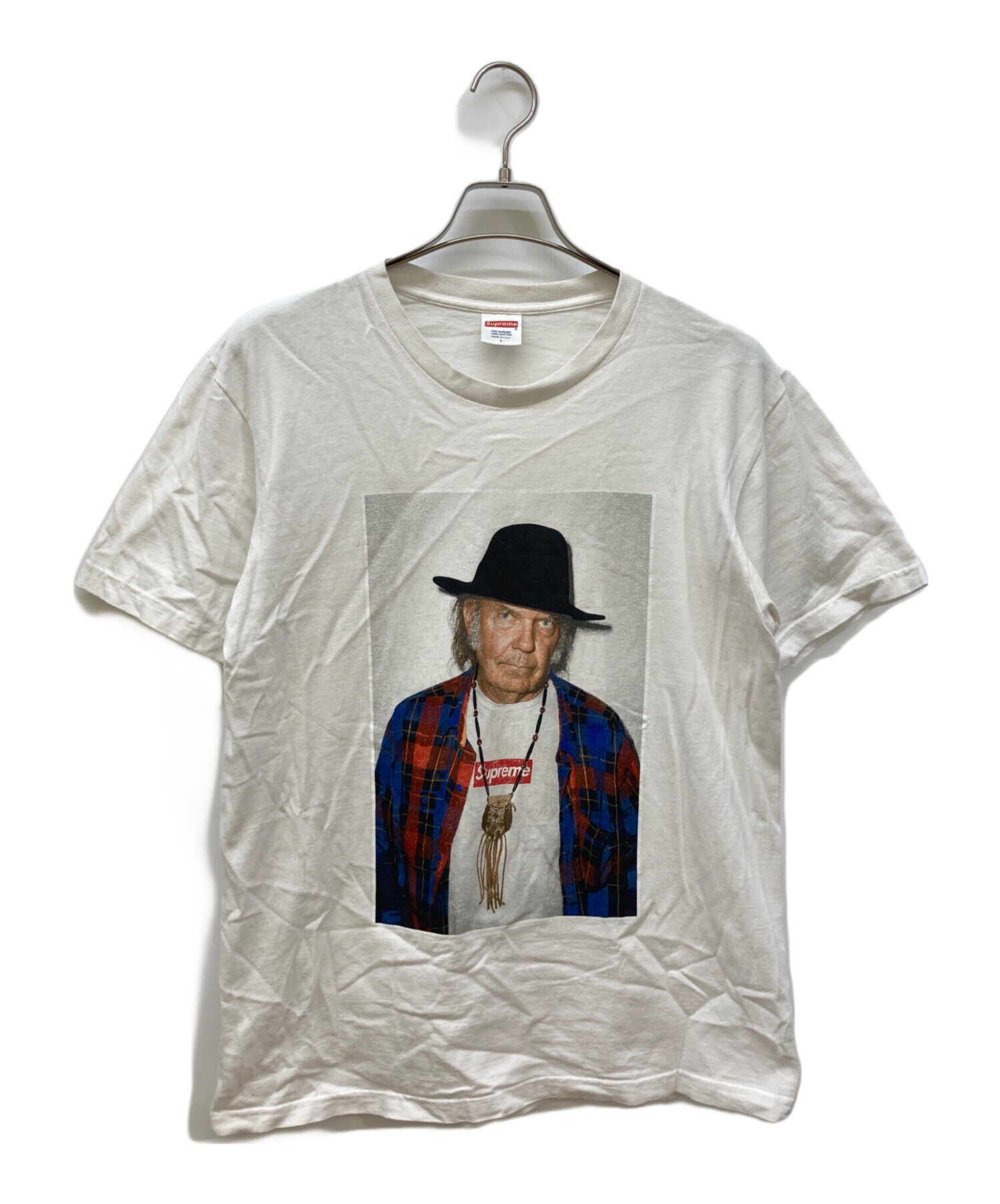 中古・古着通販】SUPREME (シュプリーム) Neil Young Tee ホワイト 