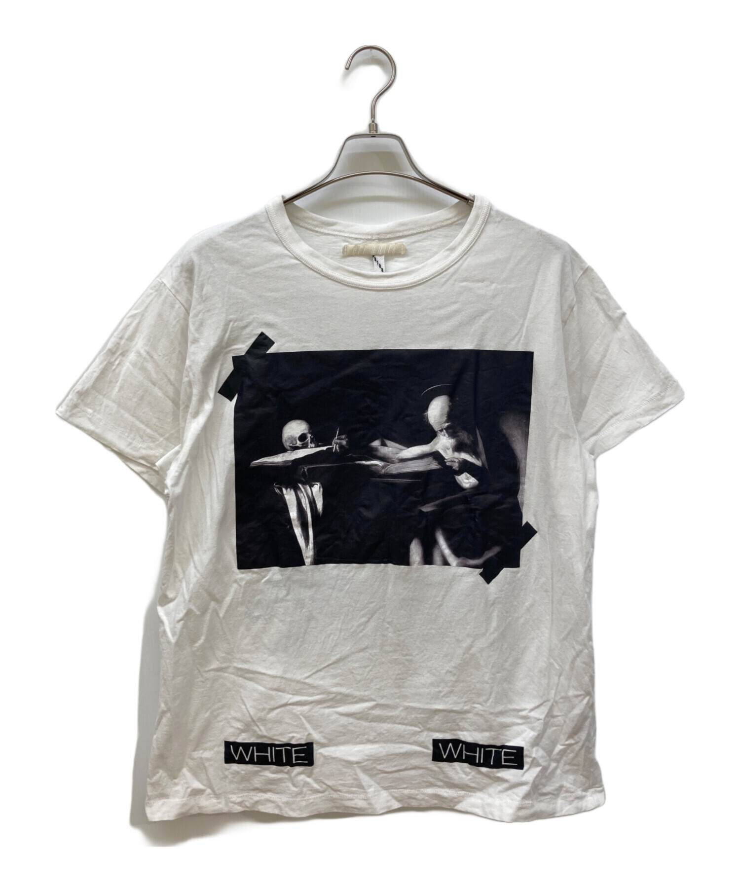 中古・古着通販】OFFWHITE (オフホワイト) Caravaggio Tee ホワイト