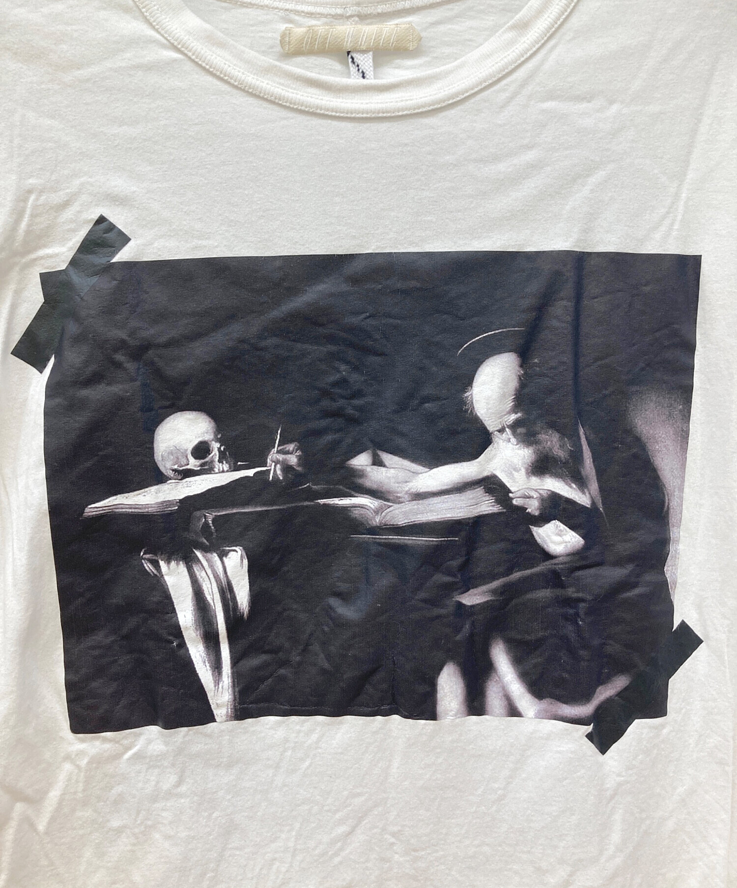 中古・古着通販】OFFWHITE (オフホワイト) Caravaggio Tee ホワイト 