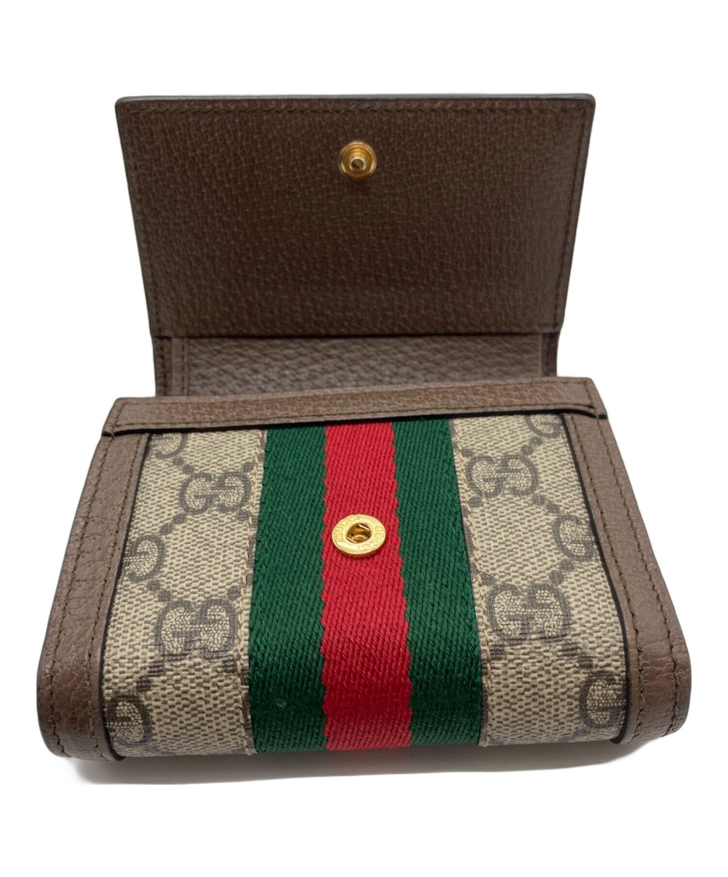ぱ*る様 ❤️美品❤️GUCCI ヴィンテージ　三つ折り財布 GGスプリーム 中古・古着通販】GUCCI (グッチ) GGスプリーム 3つ折り財布 ベージュ