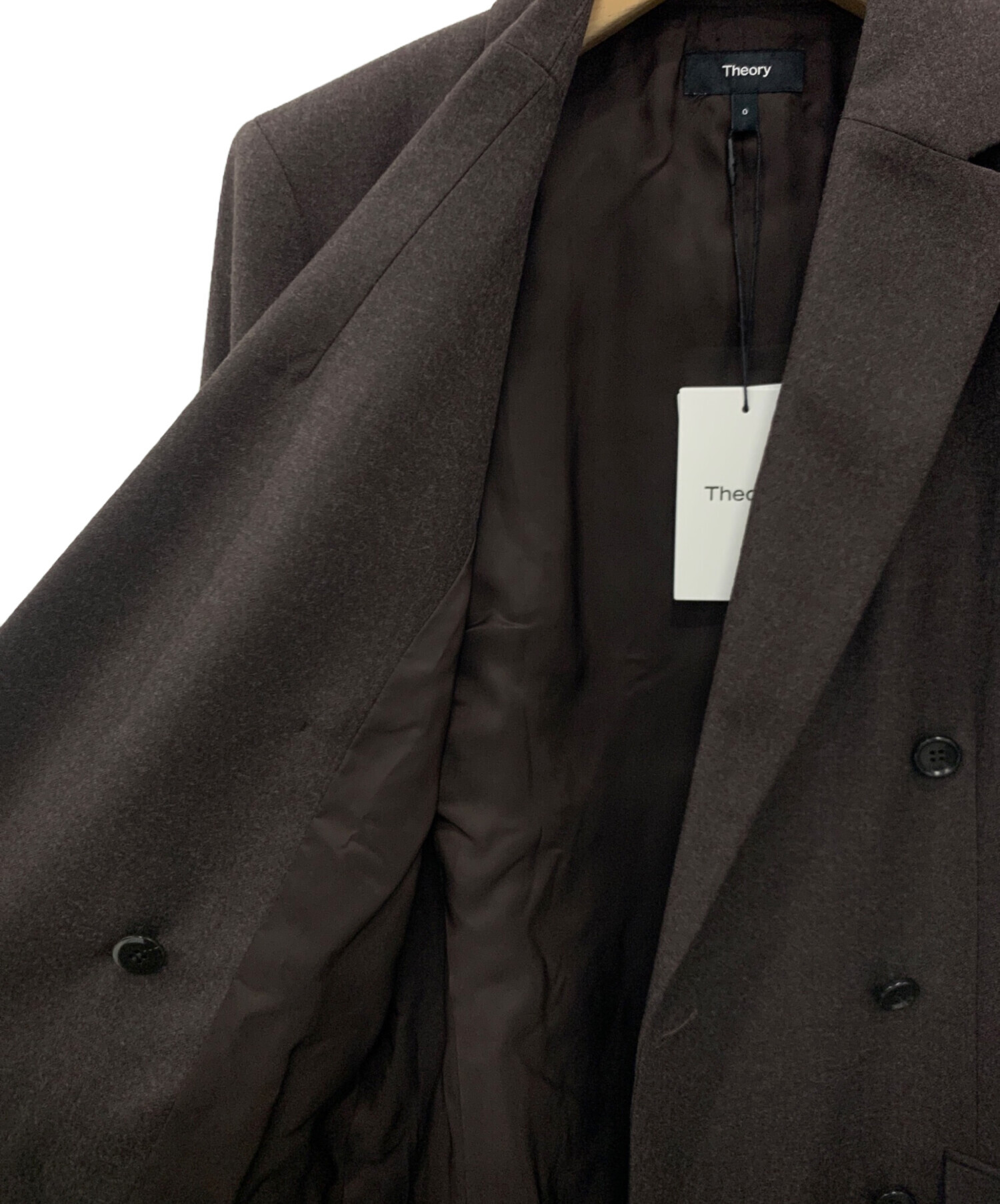 中古・古着通販】theory (セオリー) Sleek Flannel Boxy DB JKT