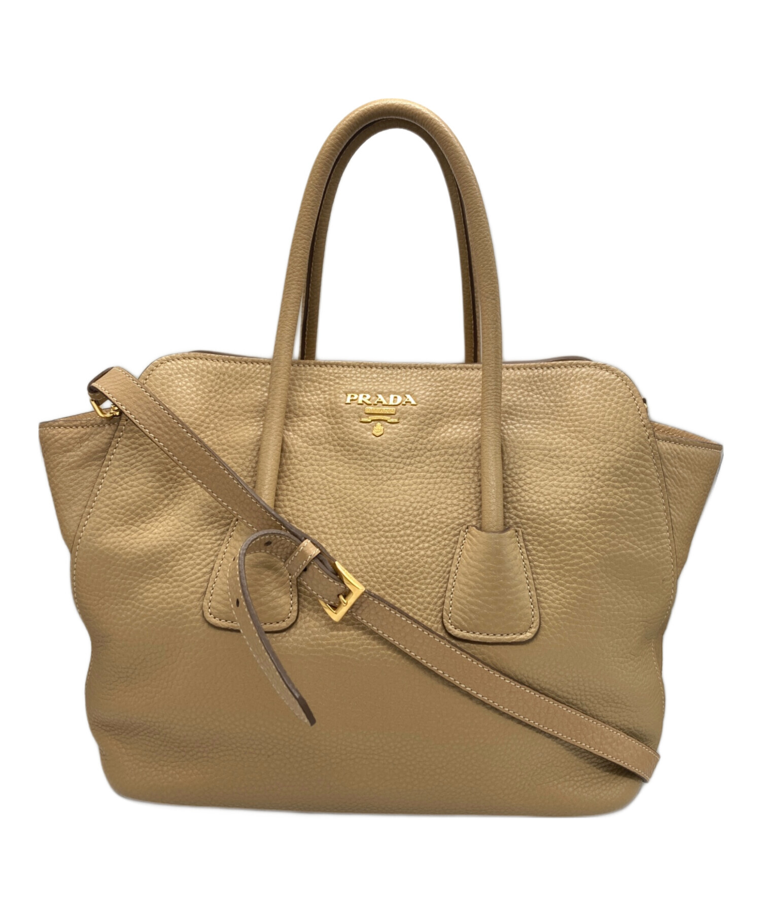 中古・古着通販】PRADA (プラダ) VIT.DAINO トートバッグ ベージュ 