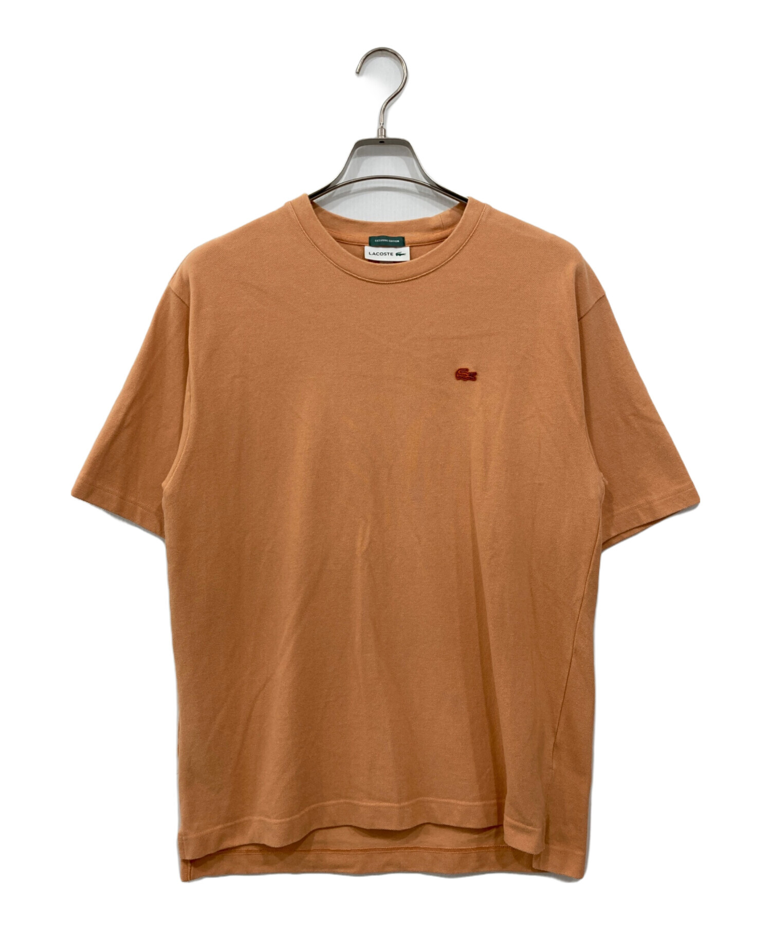 中古・古着通販】LACOSTE (ラコステ) 鹿の子Tシャツ オレンジ サイズ:M 