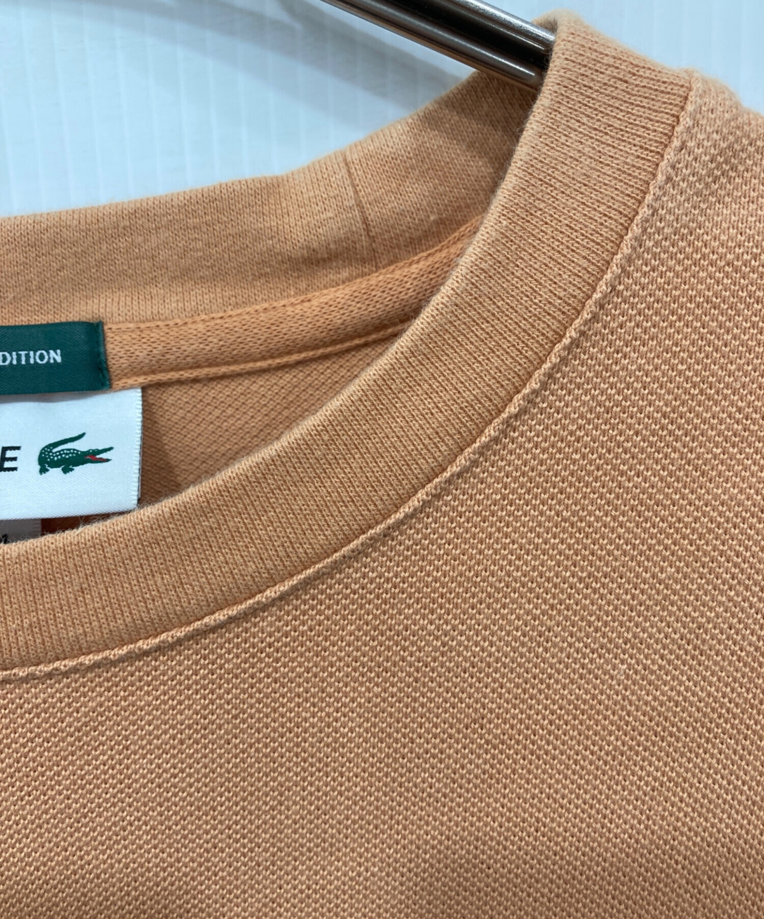 中古・古着通販】LACOSTE (ラコステ) 鹿の子Tシャツ オレンジ サイズ:M 