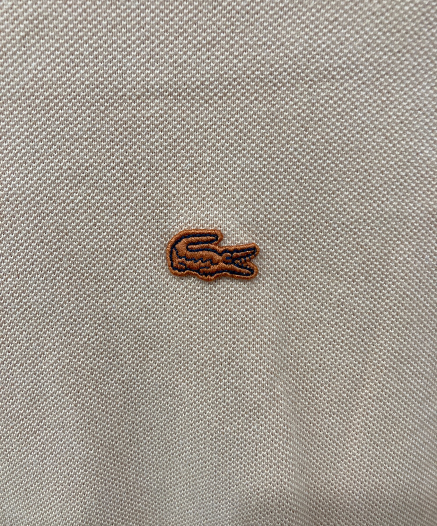 中古・古着通販】LACOSTE (ラコステ) 鹿の子Tシャツ オレンジ サイズ:M 