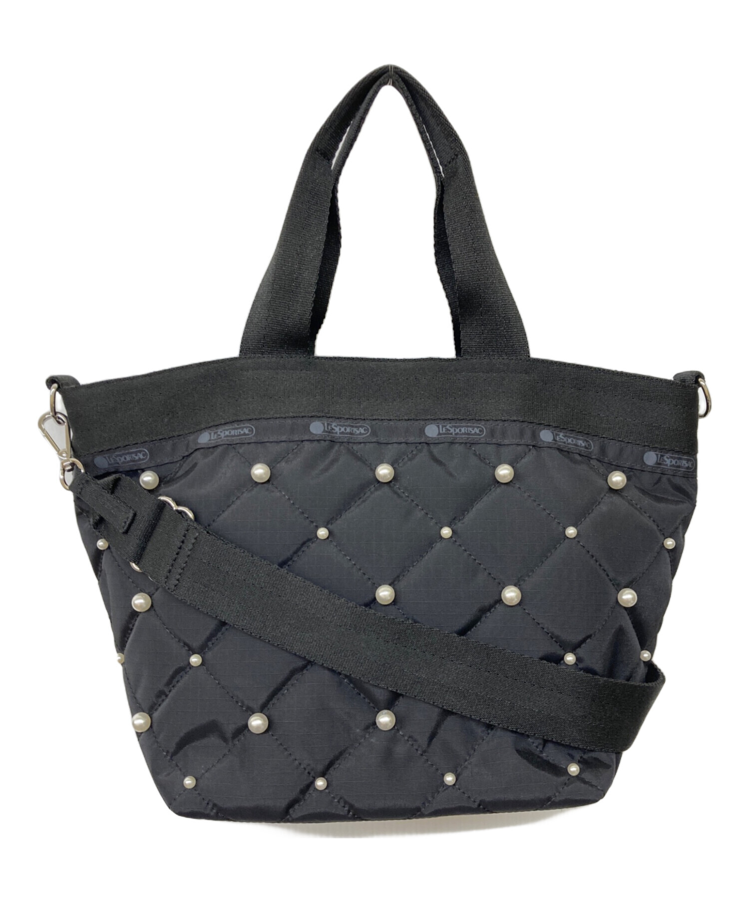 中古・古着通販】LeSportsac (レスポートサック) BUCKET TOTE W PEARLS 
