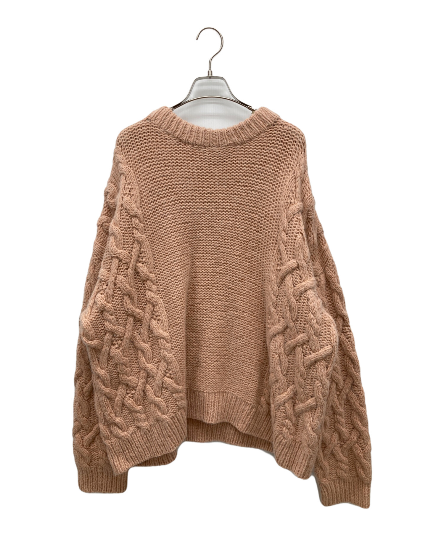 UNUSED アンユーズド ニット・セーター レディース 【古着】【中古】 中古・古着通販】UNUSED (アンユーズド) Lady's Cable Hand Knit