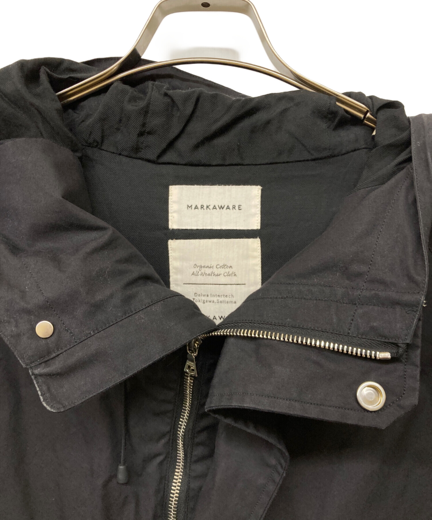 中古・古着通販】MARKA (マーカ) HOODED HUNTER JACKET ブラック 