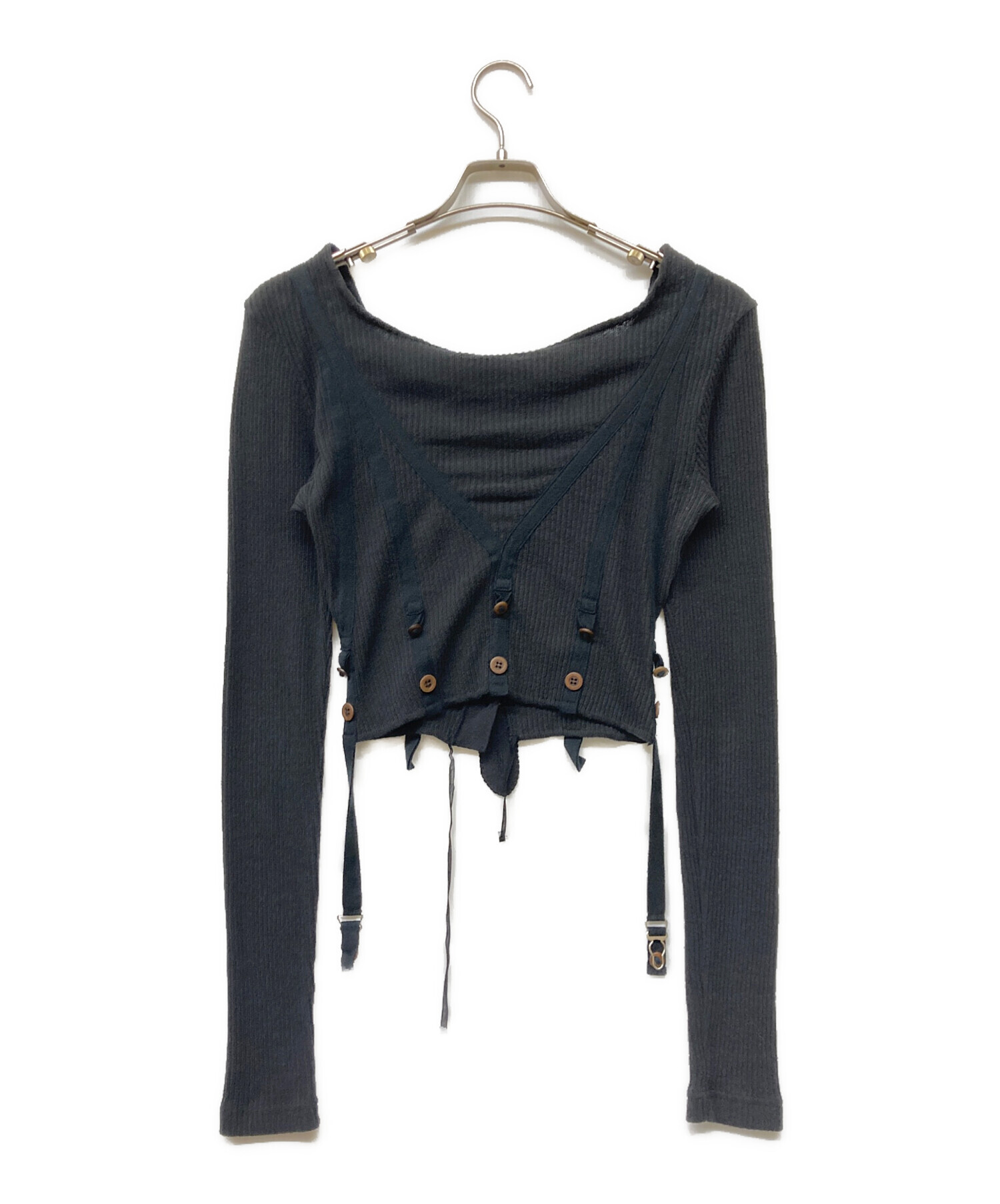 中古・古着通販】FUMIKA UCHIDA (フミカウチダ) Vintage Ribbed Corset