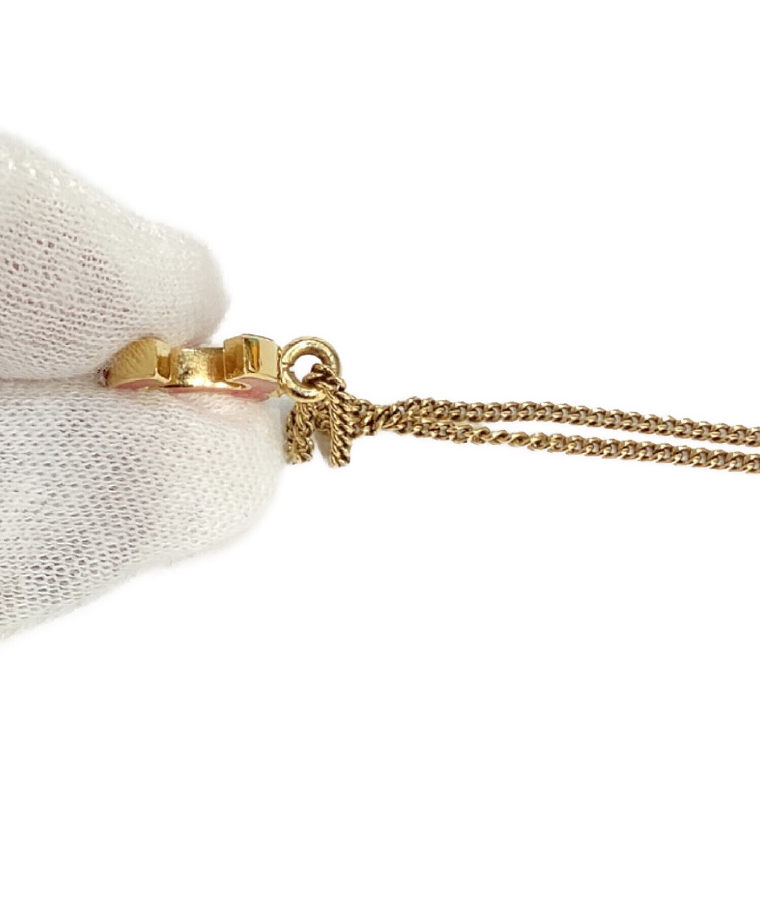 CHANEL♡ネックレス未使用 CHANEL シャネル ココマーク ハート チェーンネックレス ユニ