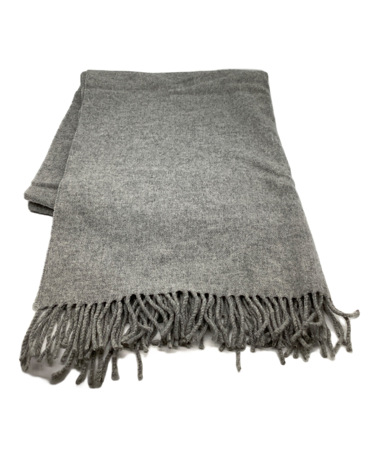 Acne Studios グレー マフラー ウール100% 中古・古着通販】Acne studios (アクネ ストゥディオス) ウール