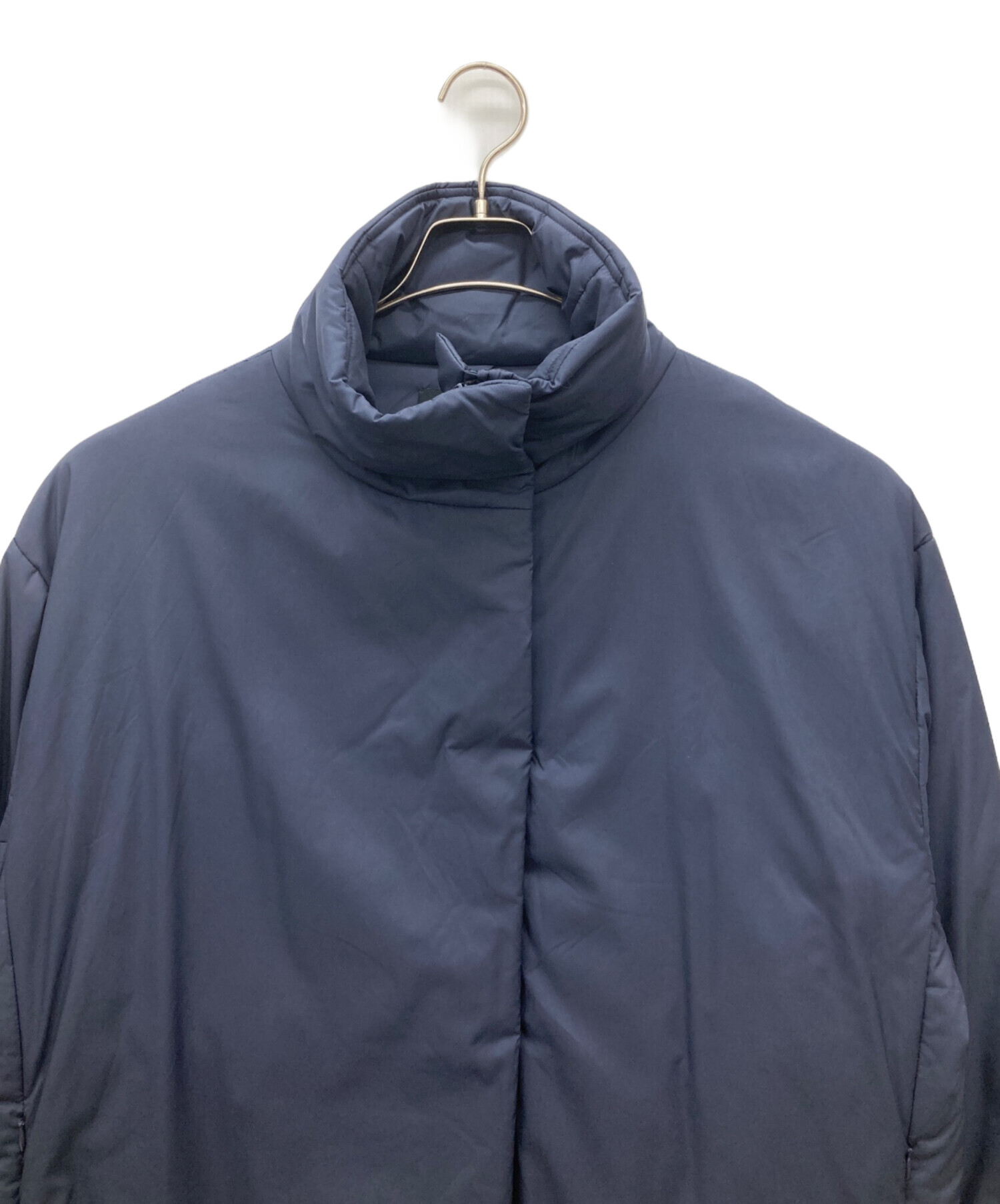 中古・古着通販】N.O.R.C (ノーク) 機能中綿ロングコート ネイビー 