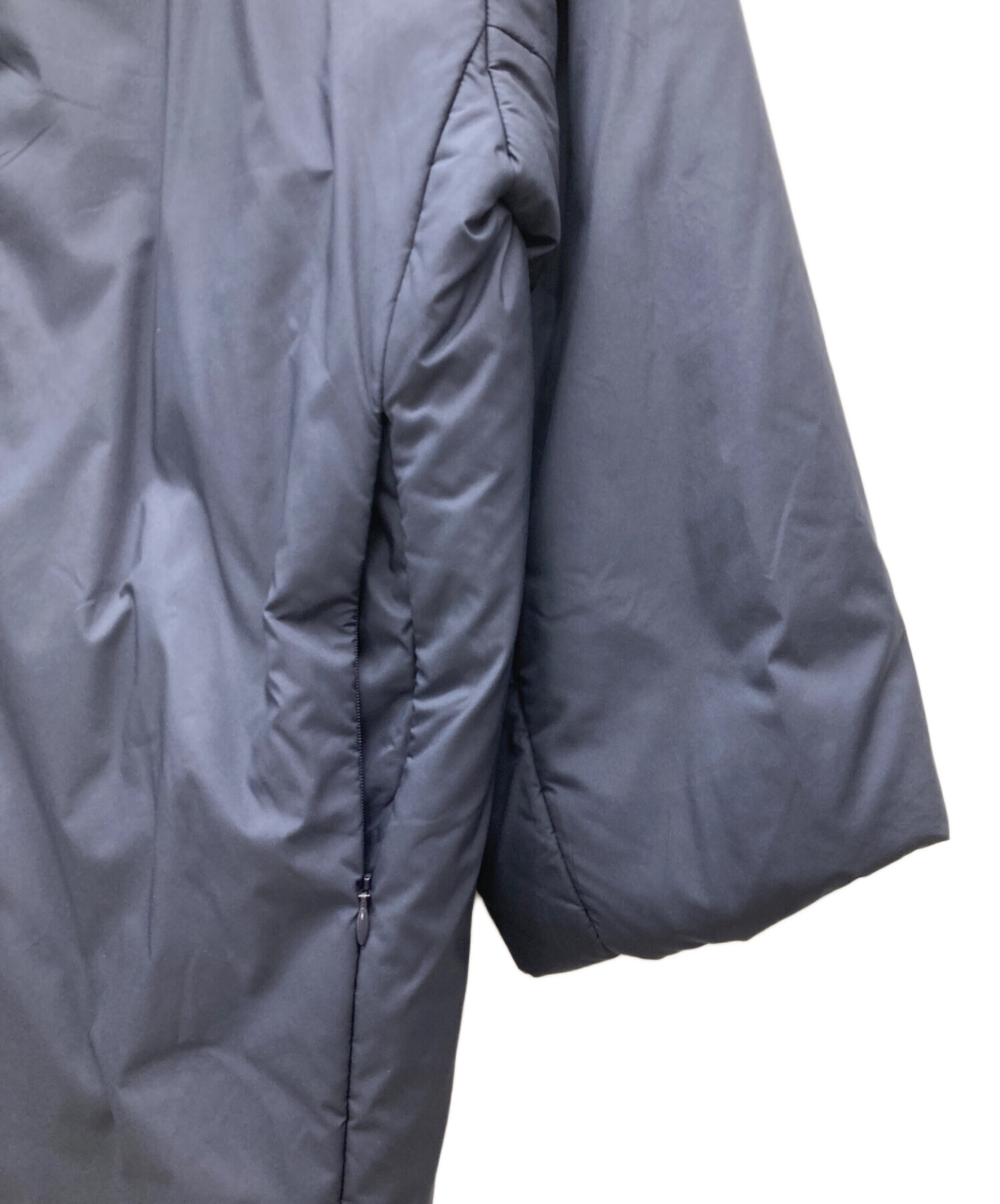 中古・古着通販】N.O.R.C (ノーク) 機能中綿ロングコート ネイビー