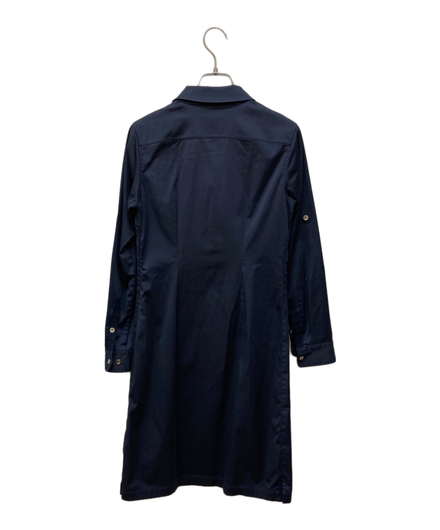 中古・古着通販】COACH (コーチ) シャツワンピース ネイビー｜ブランド