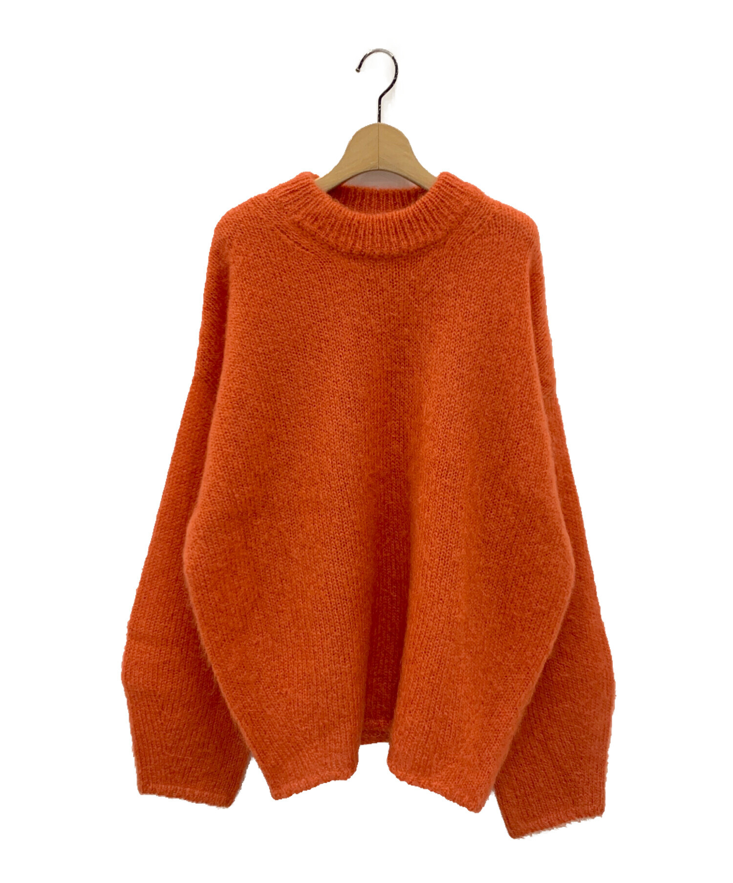 美品 トゥデイフル TODAYFUL Kid Mohair Knit 定価3万 中古・古着通販】TODAYFUL (トゥデイフル) Kid Mohair Knit オレンジ