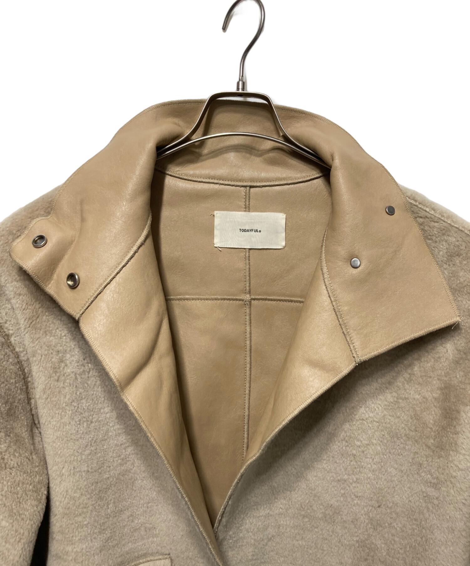 中古・古着通販】TODAYFUL (トゥデイフル) Standcollar Boa Jacket 