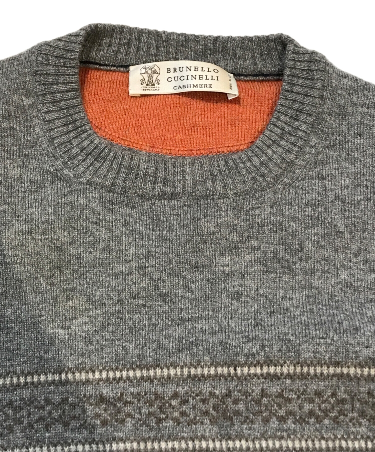 【極上美品】Brunello Cucinelli クルーネックケーブルセーター 極上美品】Brunello Cucinelli クルーネックケーブルセーター