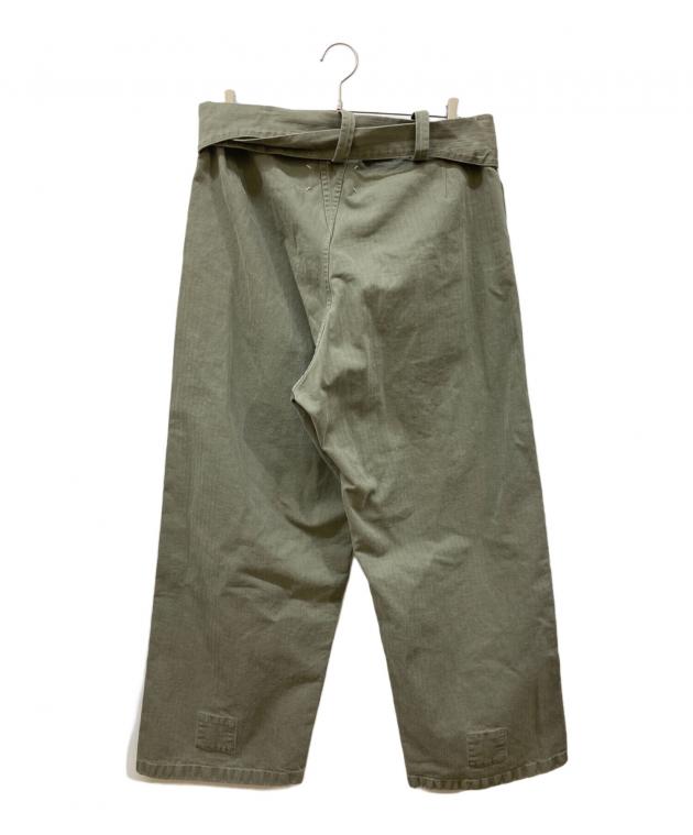 Maison Martin Margiela10未使用綿パンツ50ヘリンボーン Maison Martin Margiela10未使用綿パンツ50ヘリンボーン Maison