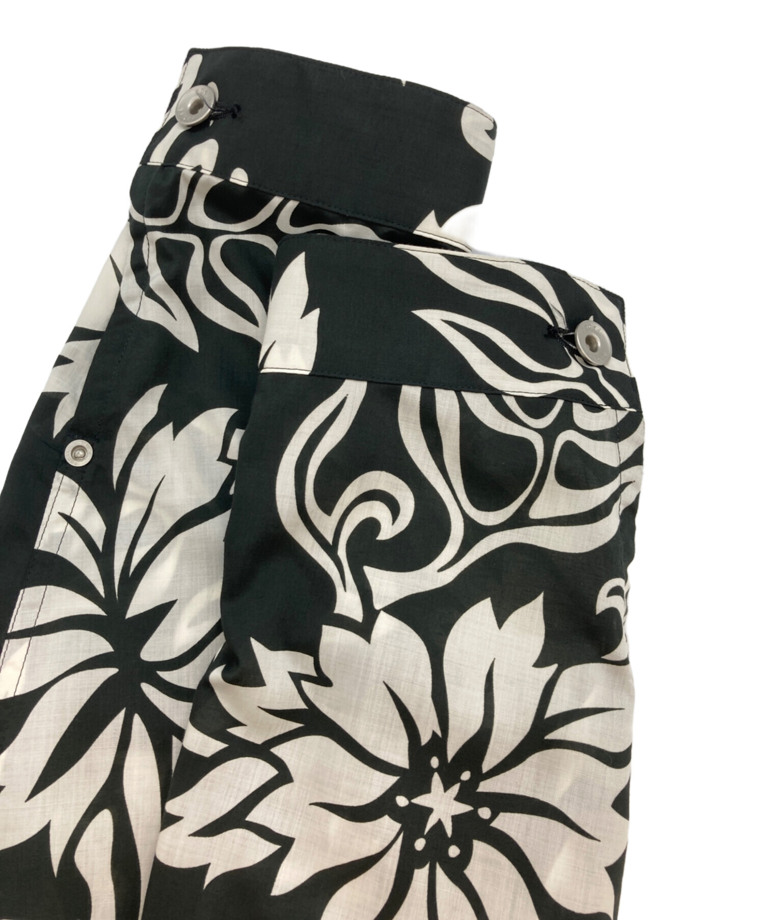 sacai サカイフローラルペイズリーブルゾン 中古・古着通販】sacai (サカイ) Floral Print Blouson ブラック