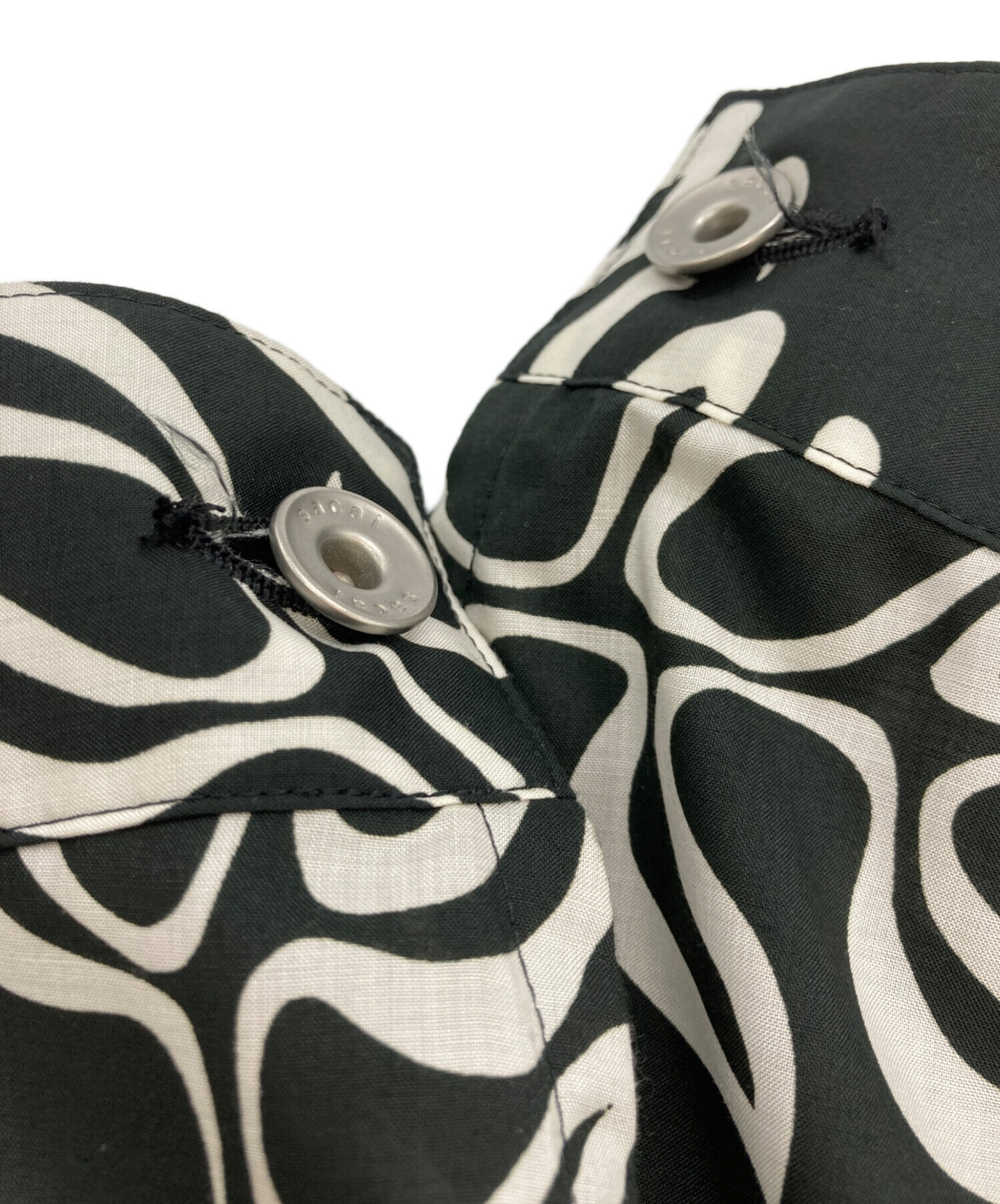 中古・古着通販】sacai (サカイ) Floral Print Blouson ブラック