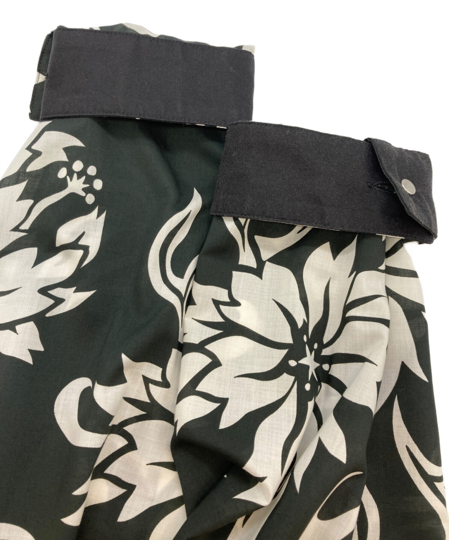 中古・古着通販】sacai (サカイ) Floral Print Blouson ブラック