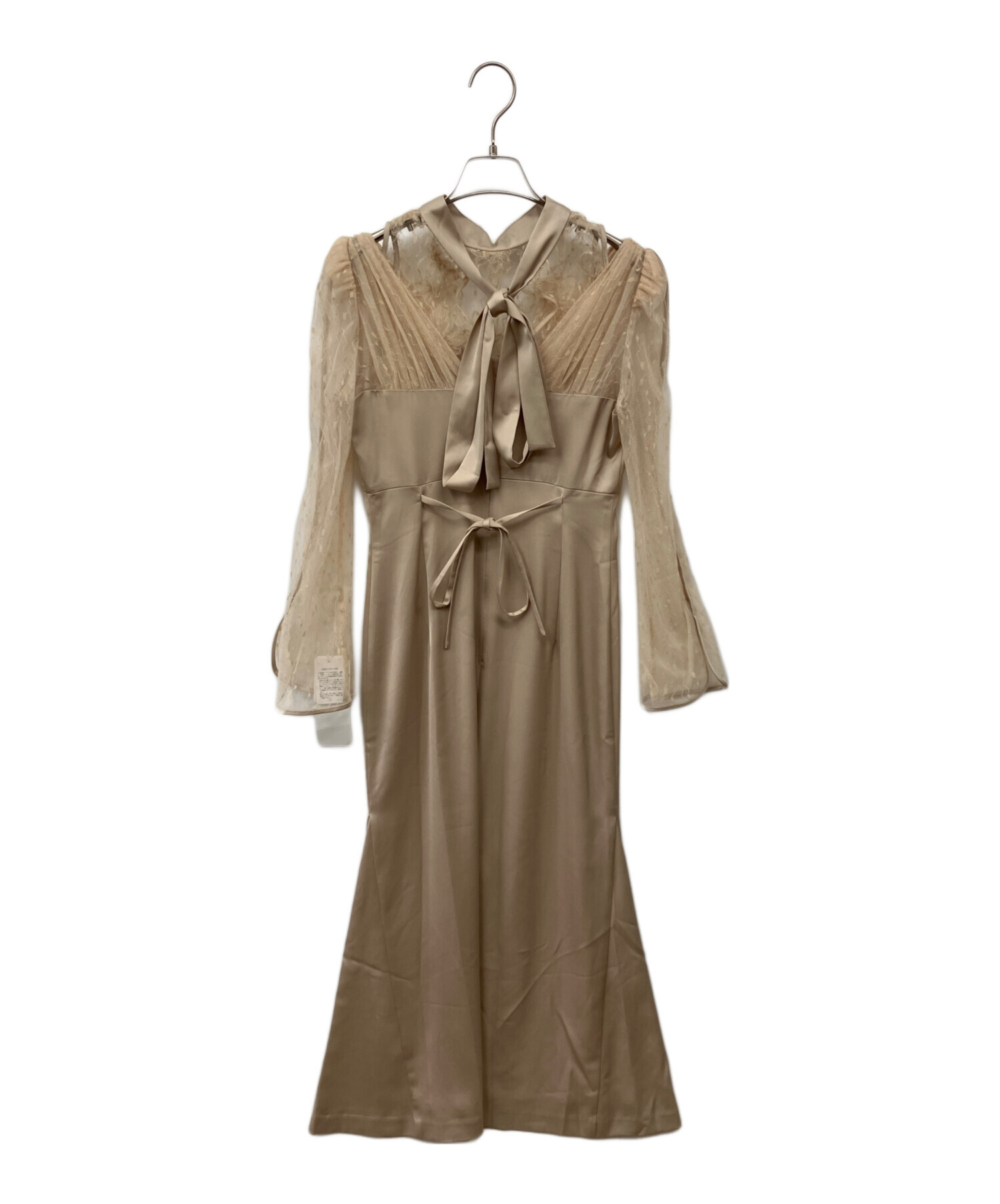 LILY BROWN リリーブラウン ワンピース レディース 【古着】【中古】 中古・古着通販】Lily Brown (リリーブラウン) 刺繍チュールサテン