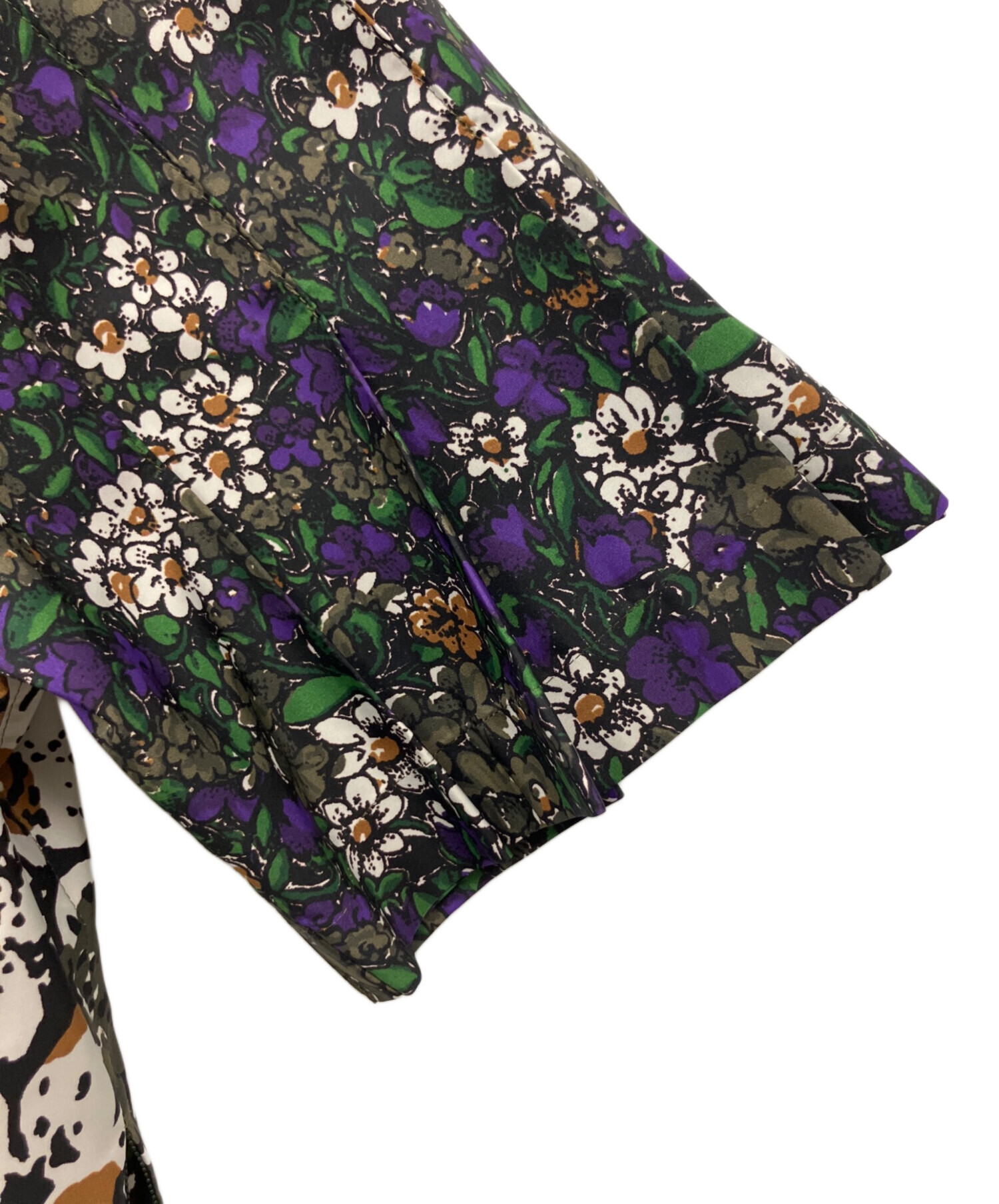 中古・古着通販】sacai (サカイ) Floral Print Shirt グリーン サイズ