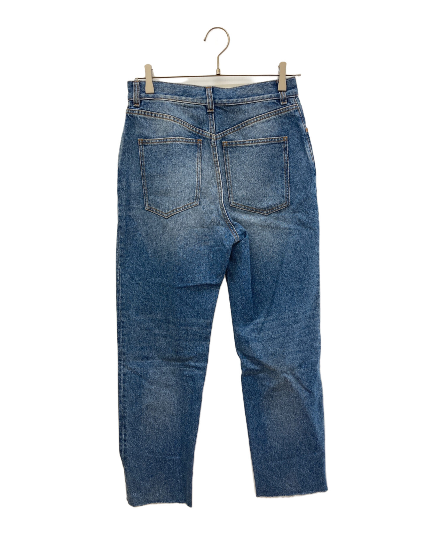中古・古着通販】Chloe (クロエ) カットオフデニムパンツ FOGGY BLUE