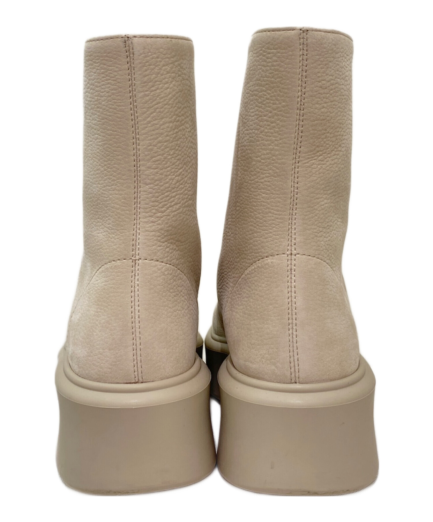 中古・古着通販】THE ROW (ザ ロウ) ZIPPED BOOT I ベージュ 中古・古着通販】THE ROW (ザ ロウ) ZIPPED BOOT I ベージュ