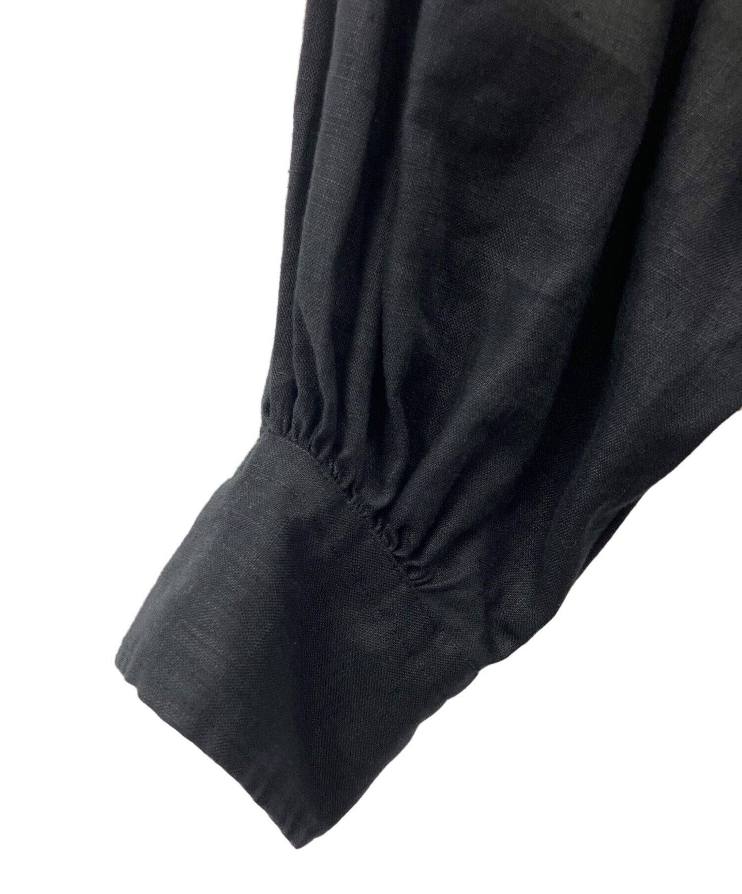 中古・古着通販】HYKE (ハイク) LINEN BALLOON SLEEVE MAXI DRESS 