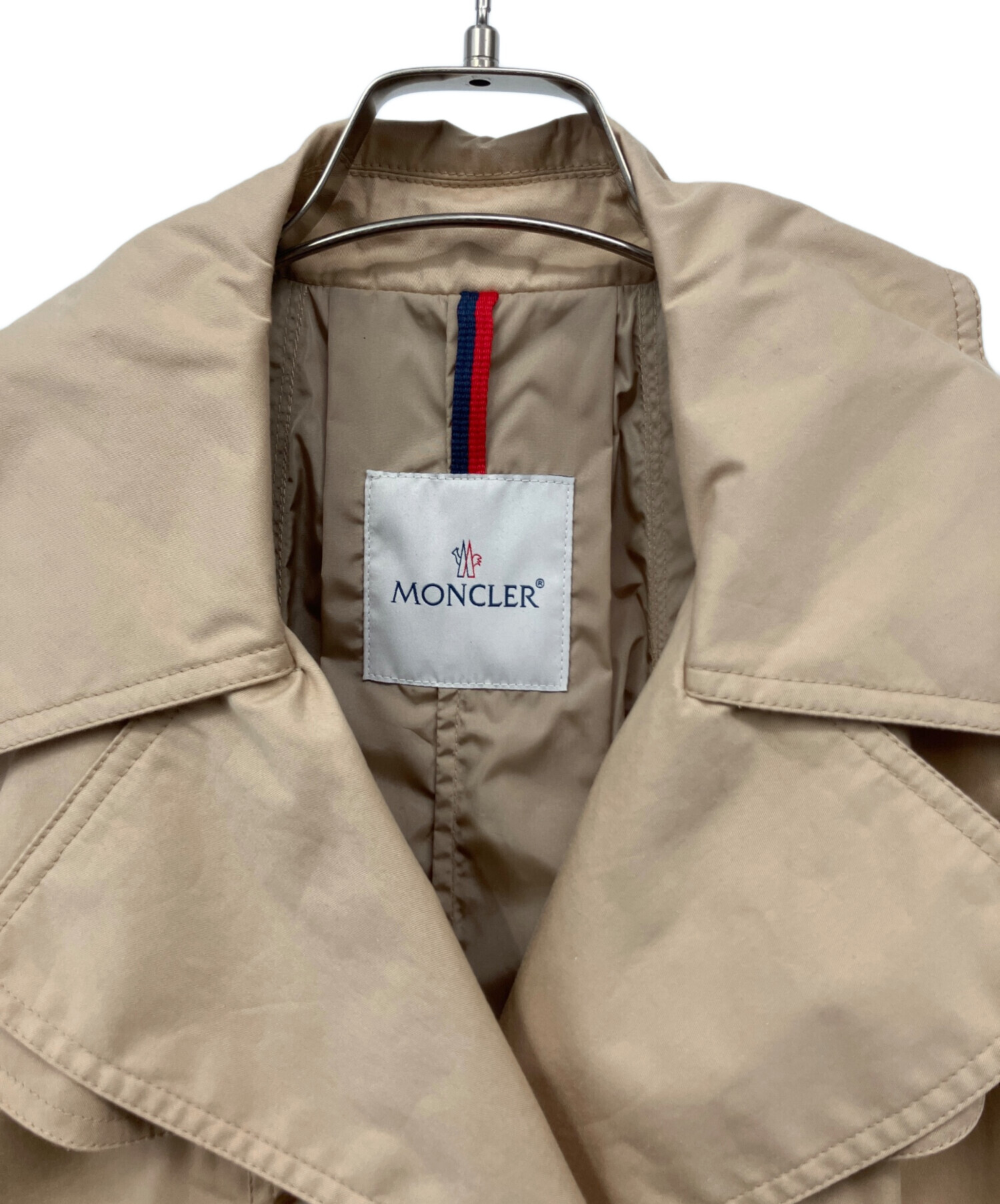 中古・古着通販】MONCLER (モンクレール) トレンチコート ベージュ