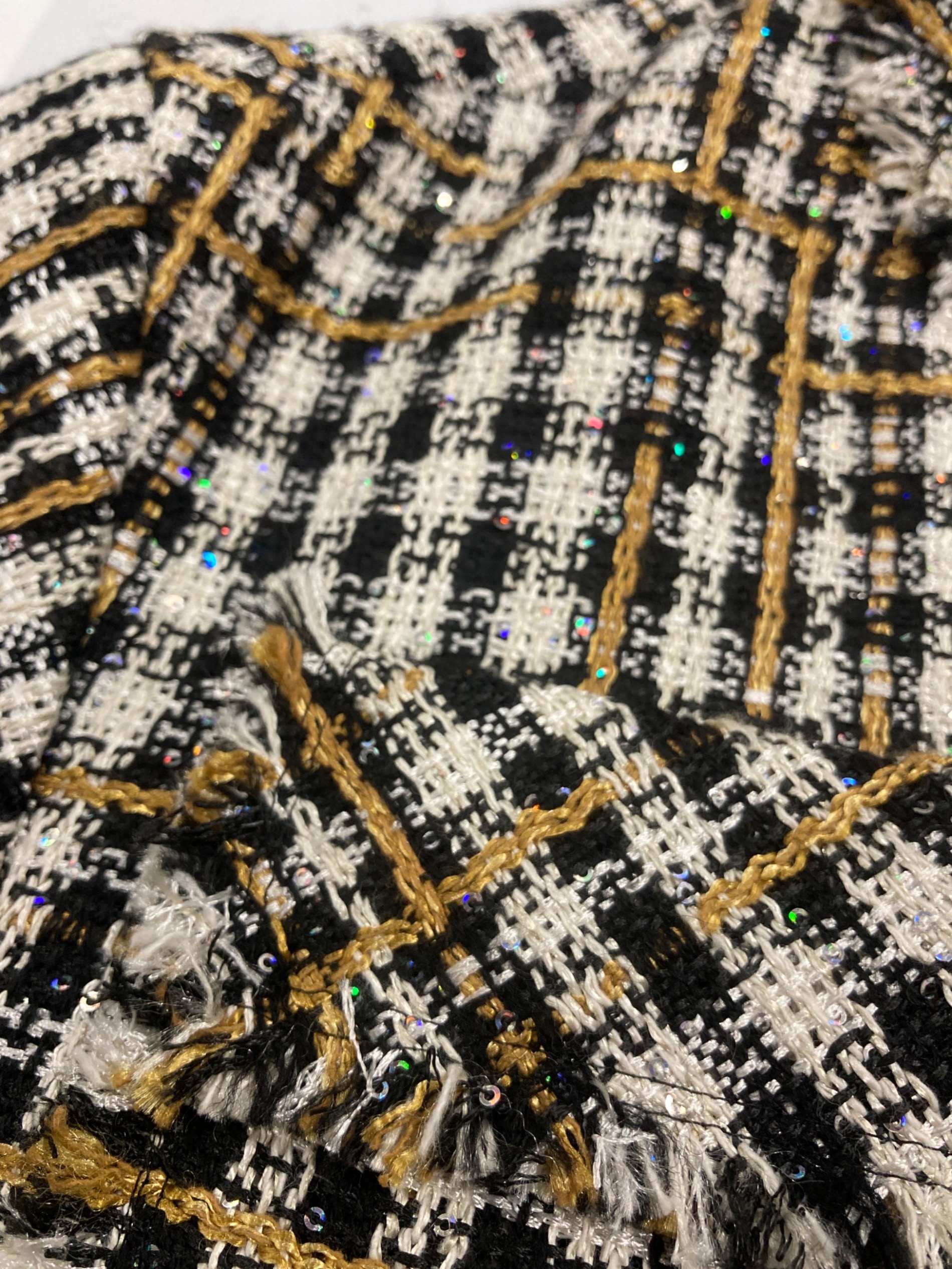 中古・古着通販】CURRENTAGE (カレンテージ) ラメツイードジャケット 