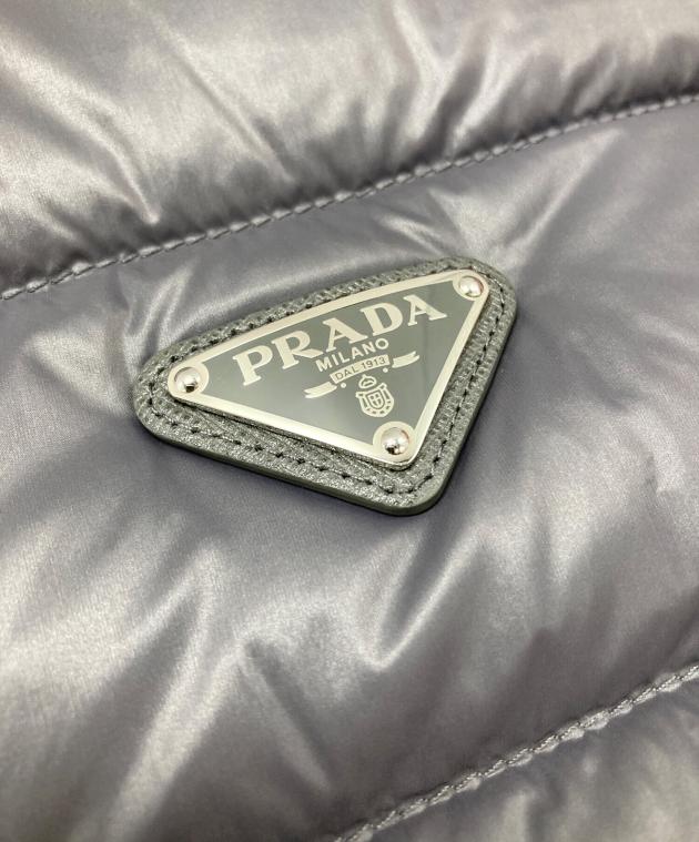 中古・古着通販】PRADA (プラダ) ダウンベスト グレー サイズ:48
