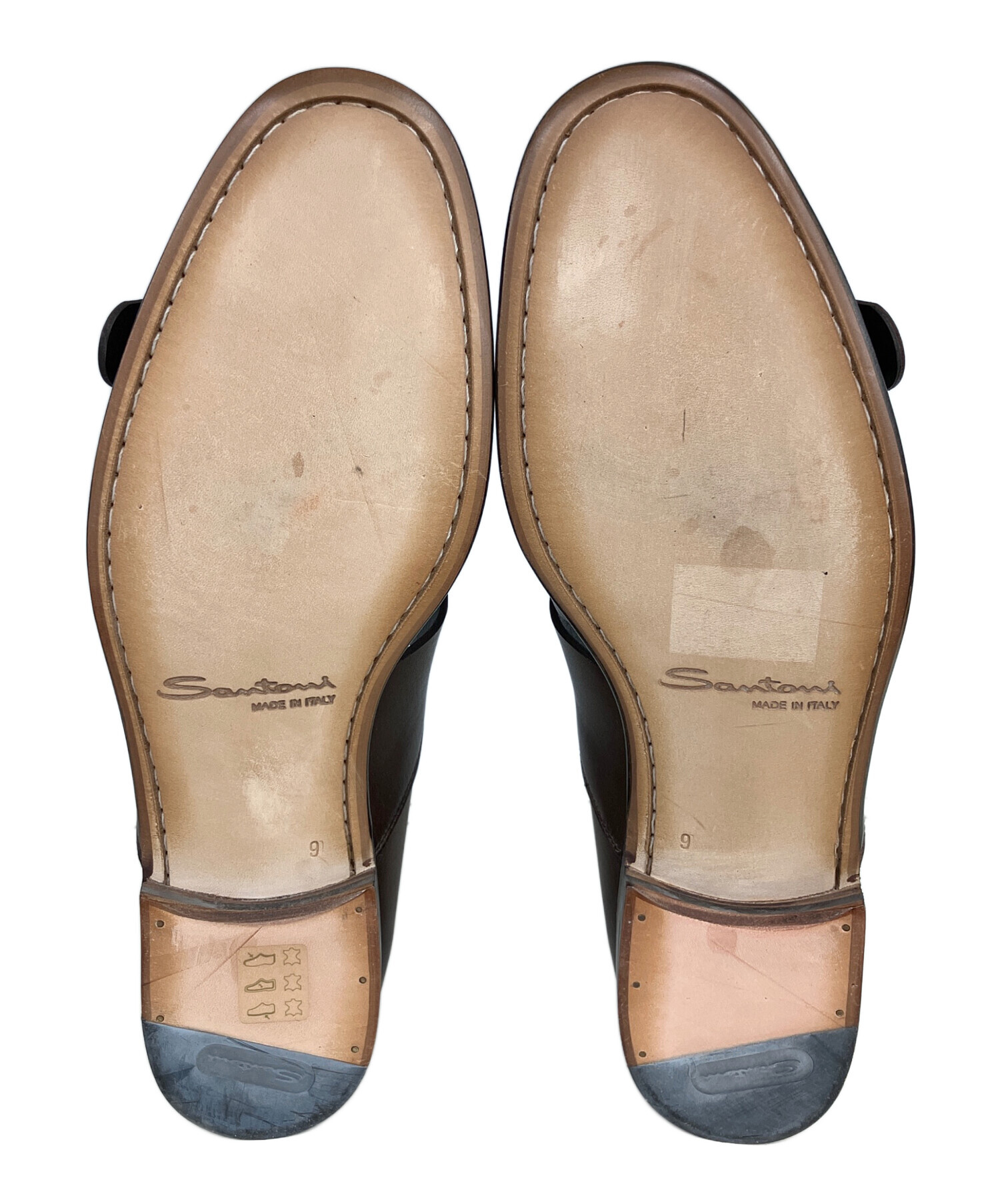 中古・古着通販】Santoni (サントーニ) カーフレザーダブルモンク