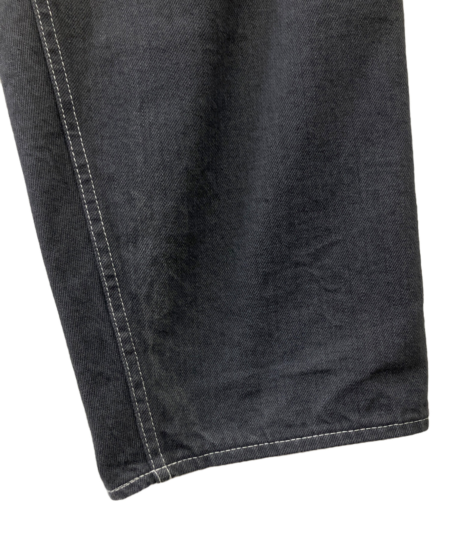 中古・古着通販】tsuzuli (ツヅリ) EZ DENIM 5P PANTS ブラック サイズ