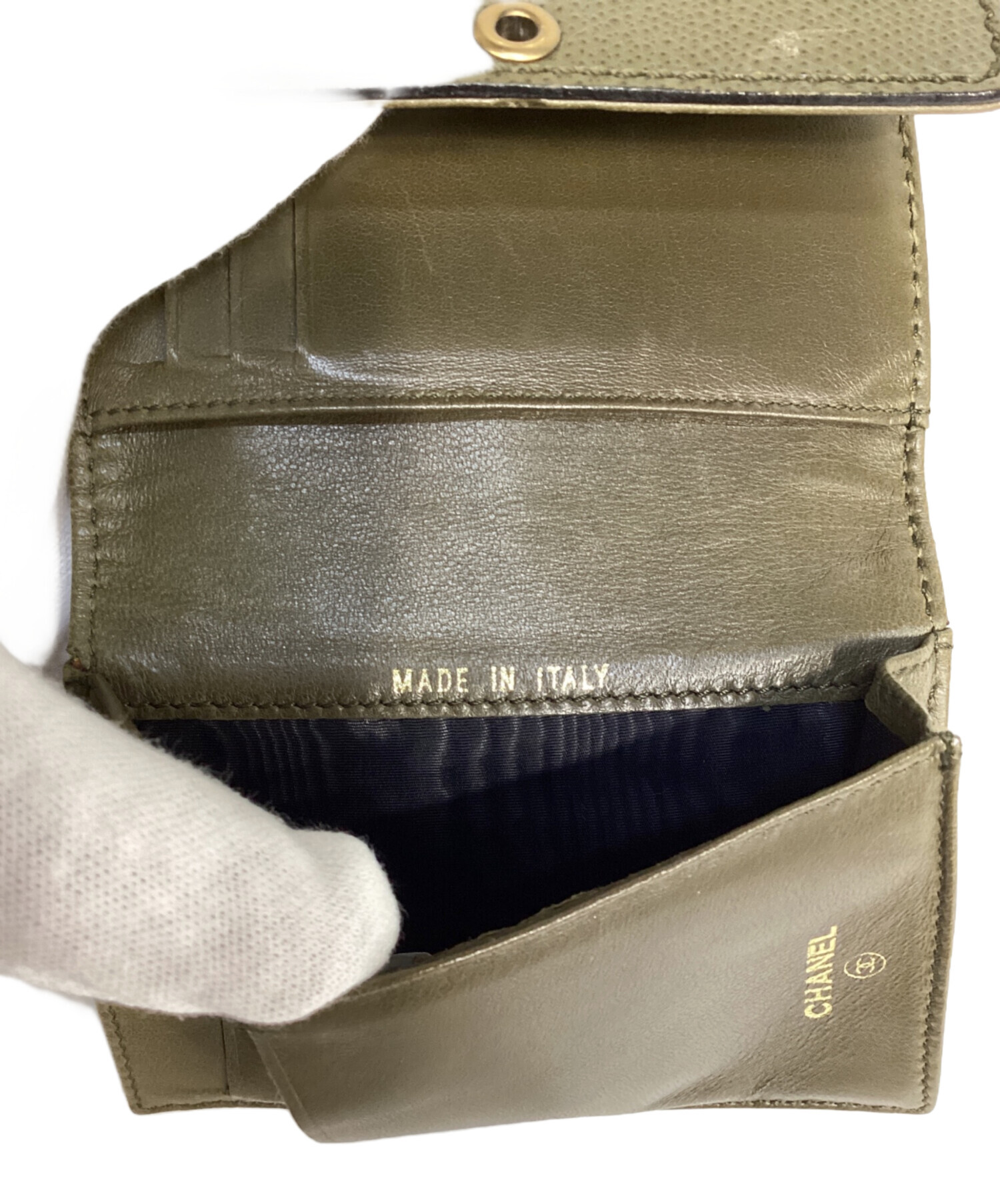 中古・古着通販】CHANEL (シャネル) ココマーク 3つ折り カードケース 