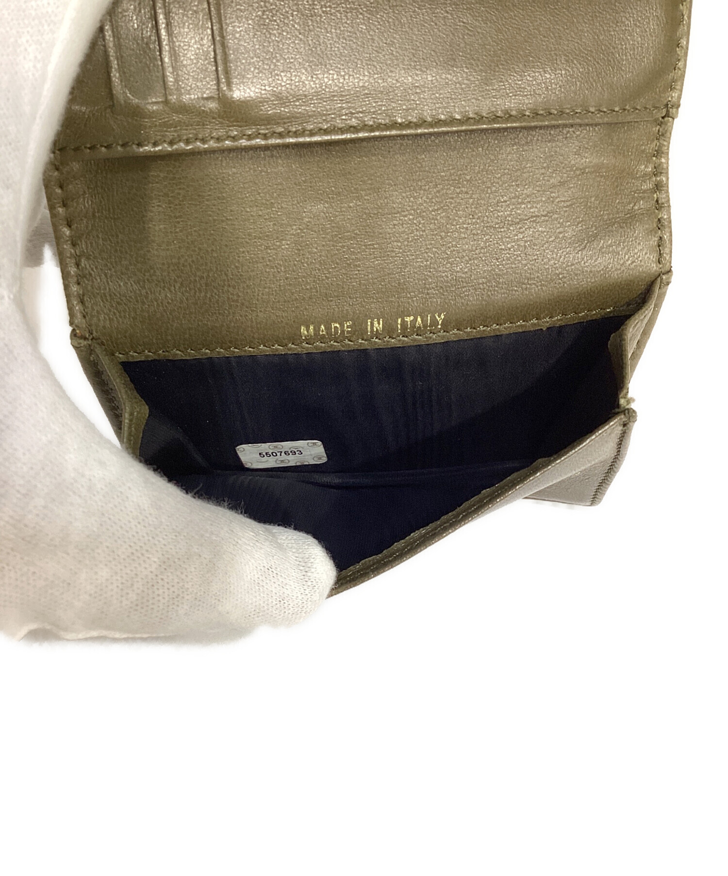 中古・古着通販】CHANEL (シャネル) ココマーク 3つ折り カードケース 