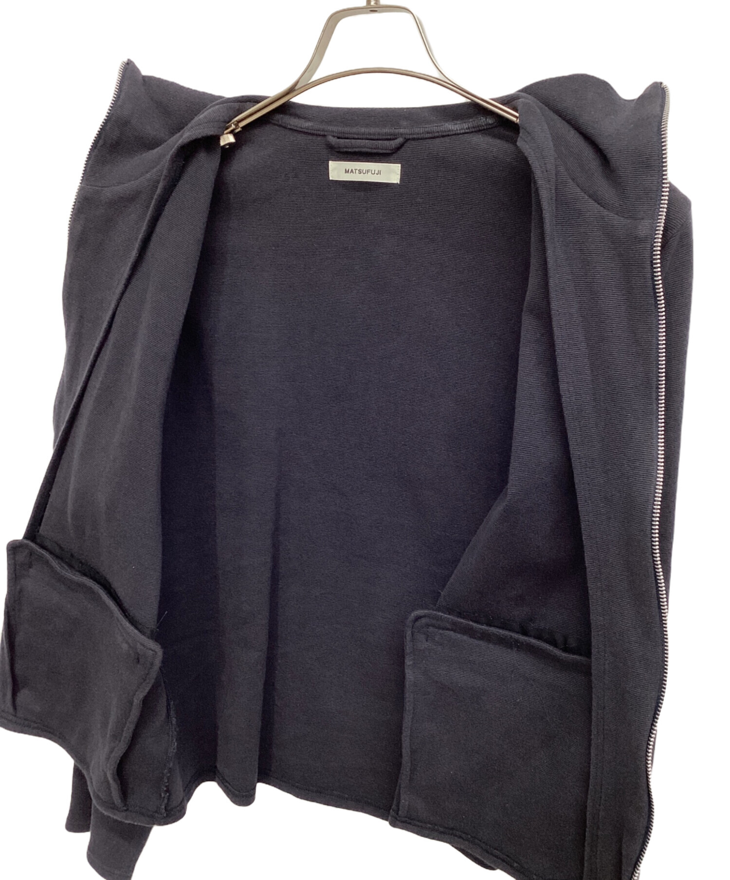 中古・古着通販】MATSUFUJI (マツフジ) Melange Rib Zip Up Jacket