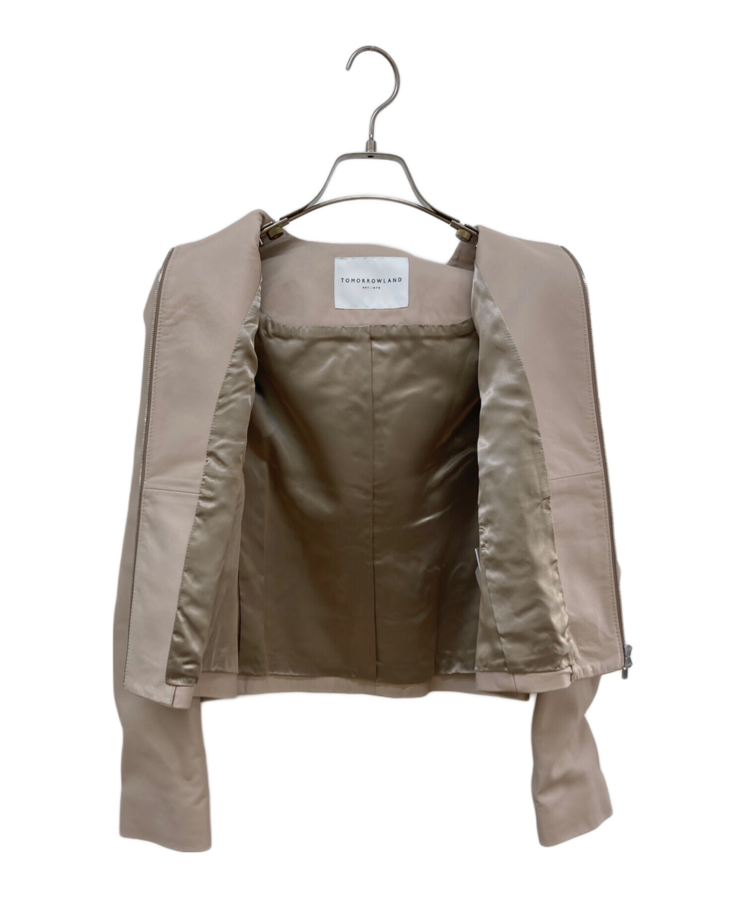 中古・古着通販】TOMORROW LAND (トゥモローランド) ラムレザー