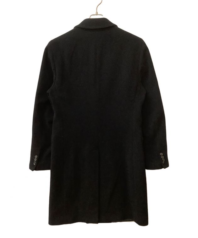 年末値下げ！美品！hevo 黒 チェスターコートサイズ48 中古・古着通販】Hevo (イーヴォ) チェスターコート ブラック サイズ