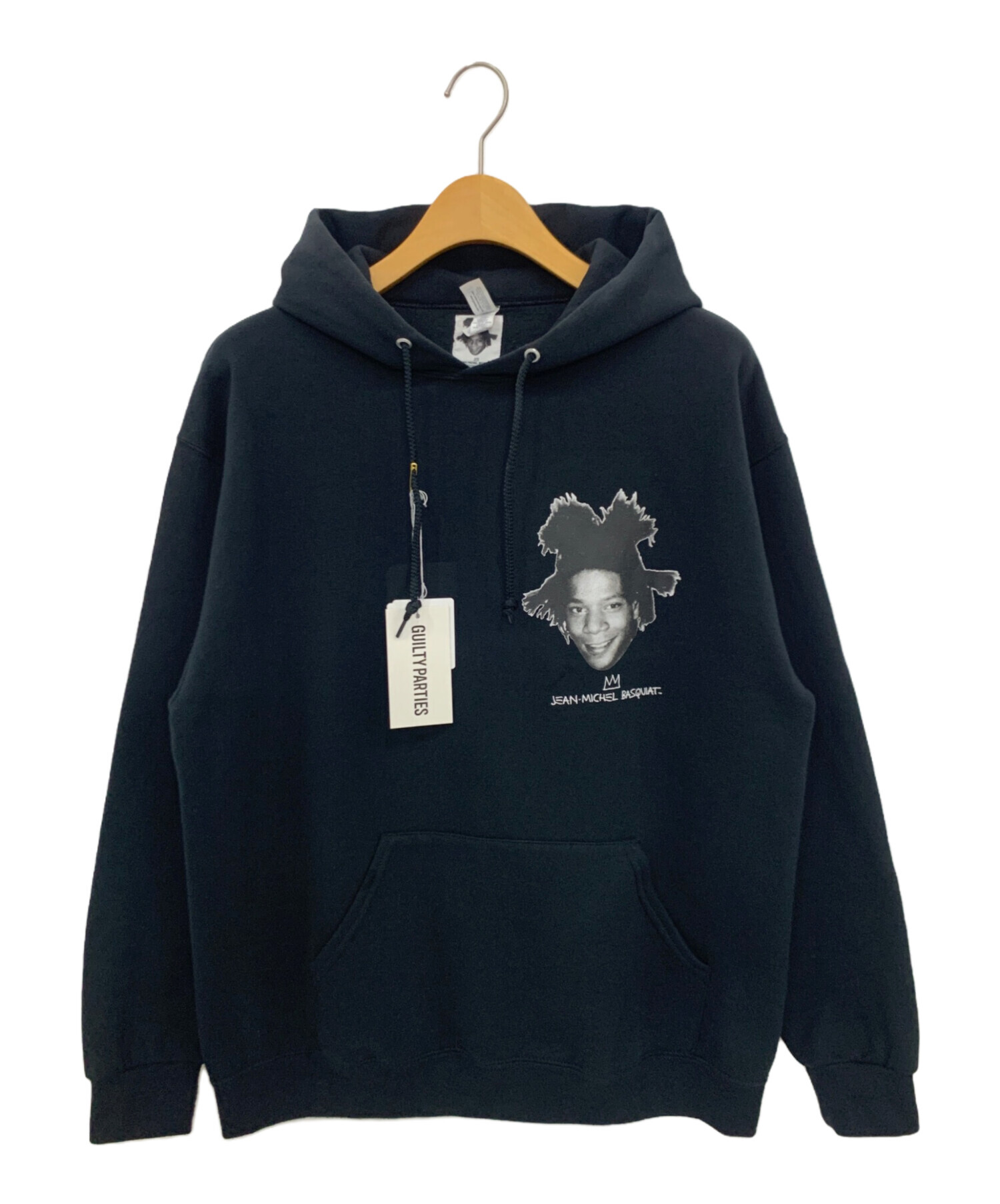 ワコマリア バスキア パーカー 黒 中古・古着通販】WACKO MARIA (ワコマリア) JEAN-MICHEL BASQUIAT