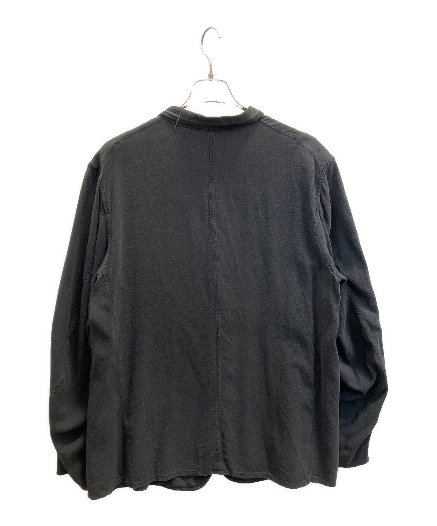 中古・古着通販】COMOLI (コモリ) シルクネルジャケット ネイビー 