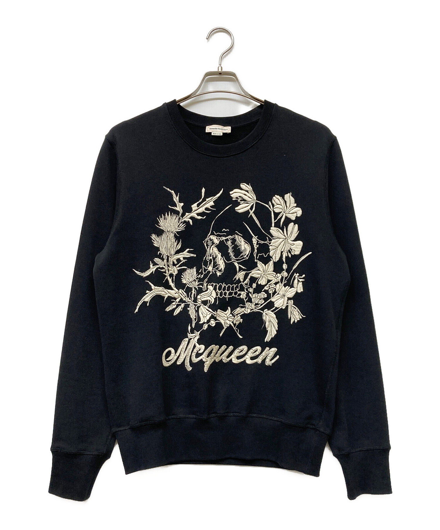 ALEXANDER MCQUEEN スカル刺繍スウェットマックイーンMCQ