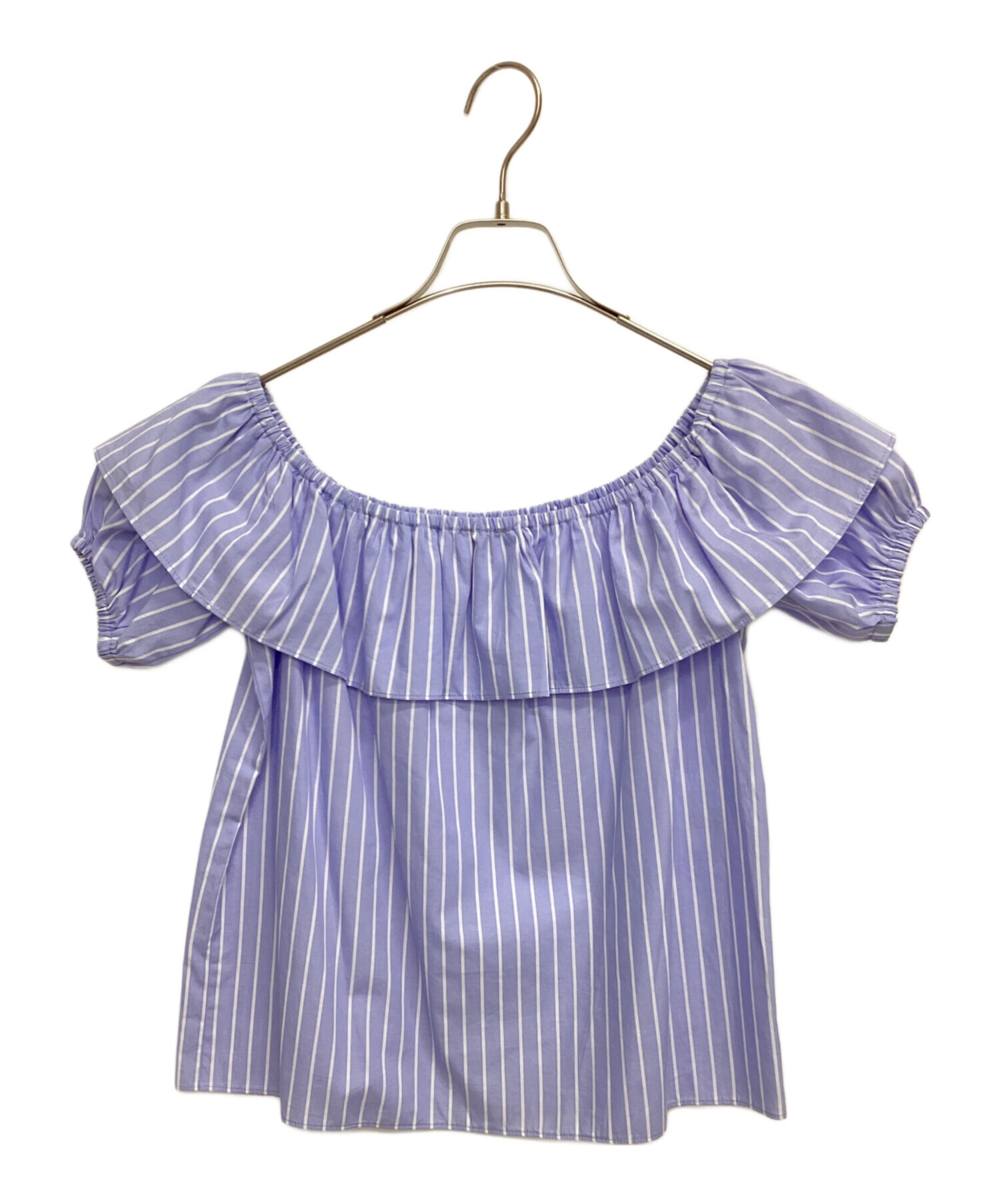 中古・古着通販】MIU MIU (ミュウミュウ) ブラウス ライトブルー 