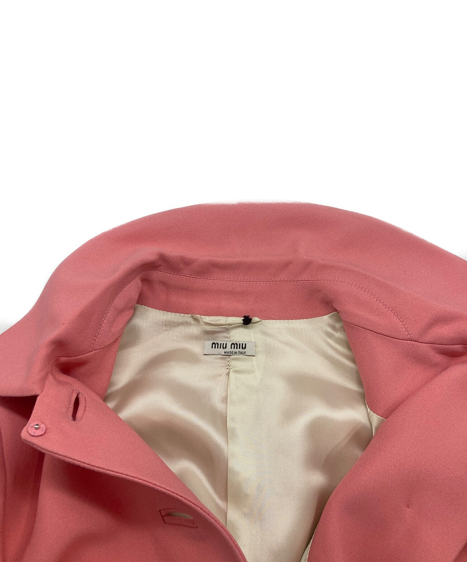 中古・古着通販】MIU MIU (ミュウミュウ) セットアップスーツ ピンク