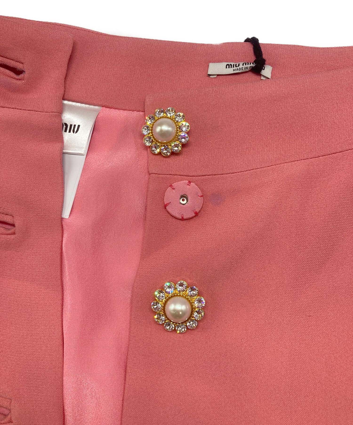 中古・古着通販】MIU MIU (ミュウミュウ) セットアップスーツ ピンク