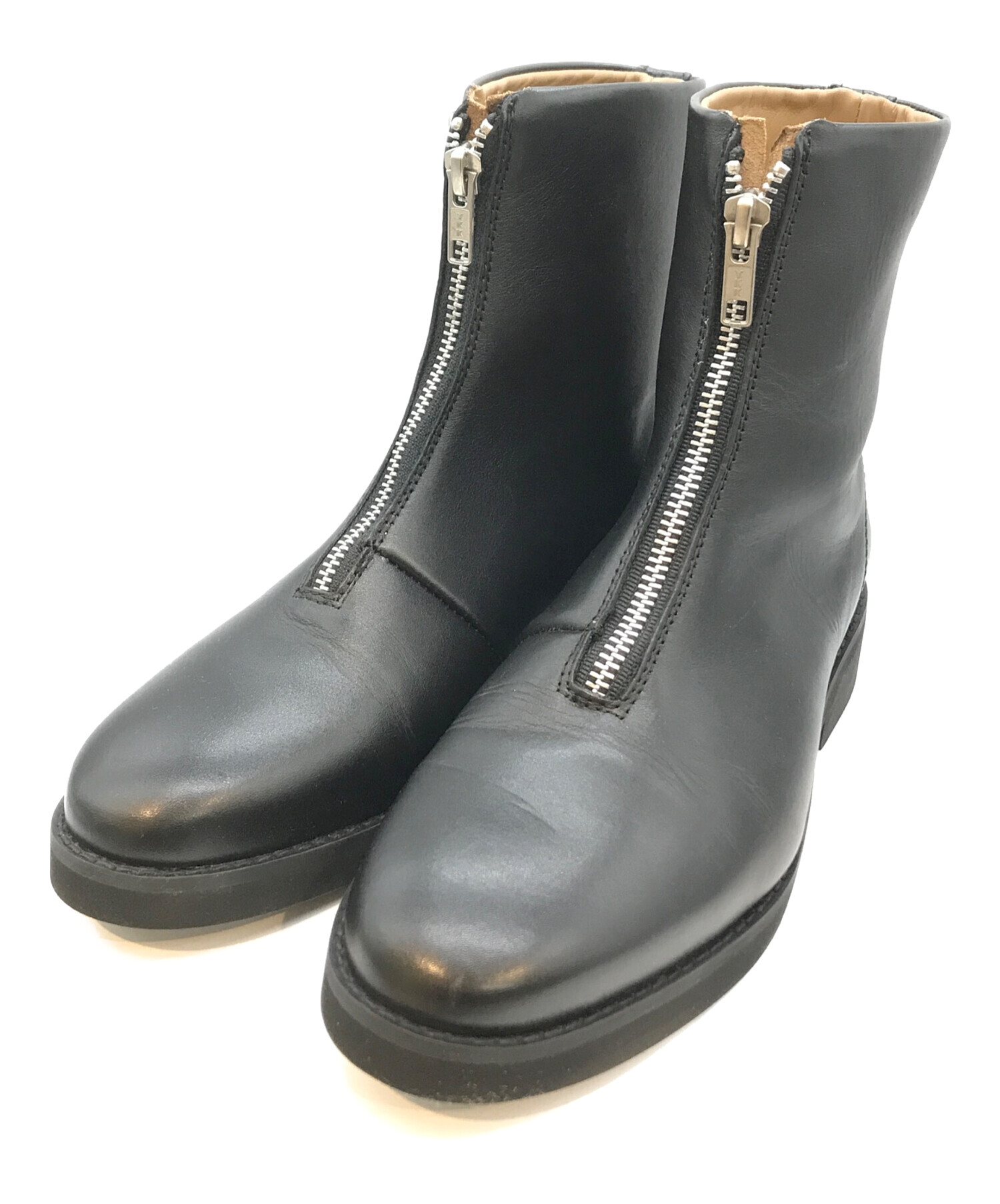 新品未使用　CAMINANDO カミナンド　センタージップ　ブーツ ジッパー 中古・古着通販】Caminando (カミナンド) センタージップブーツ 23107