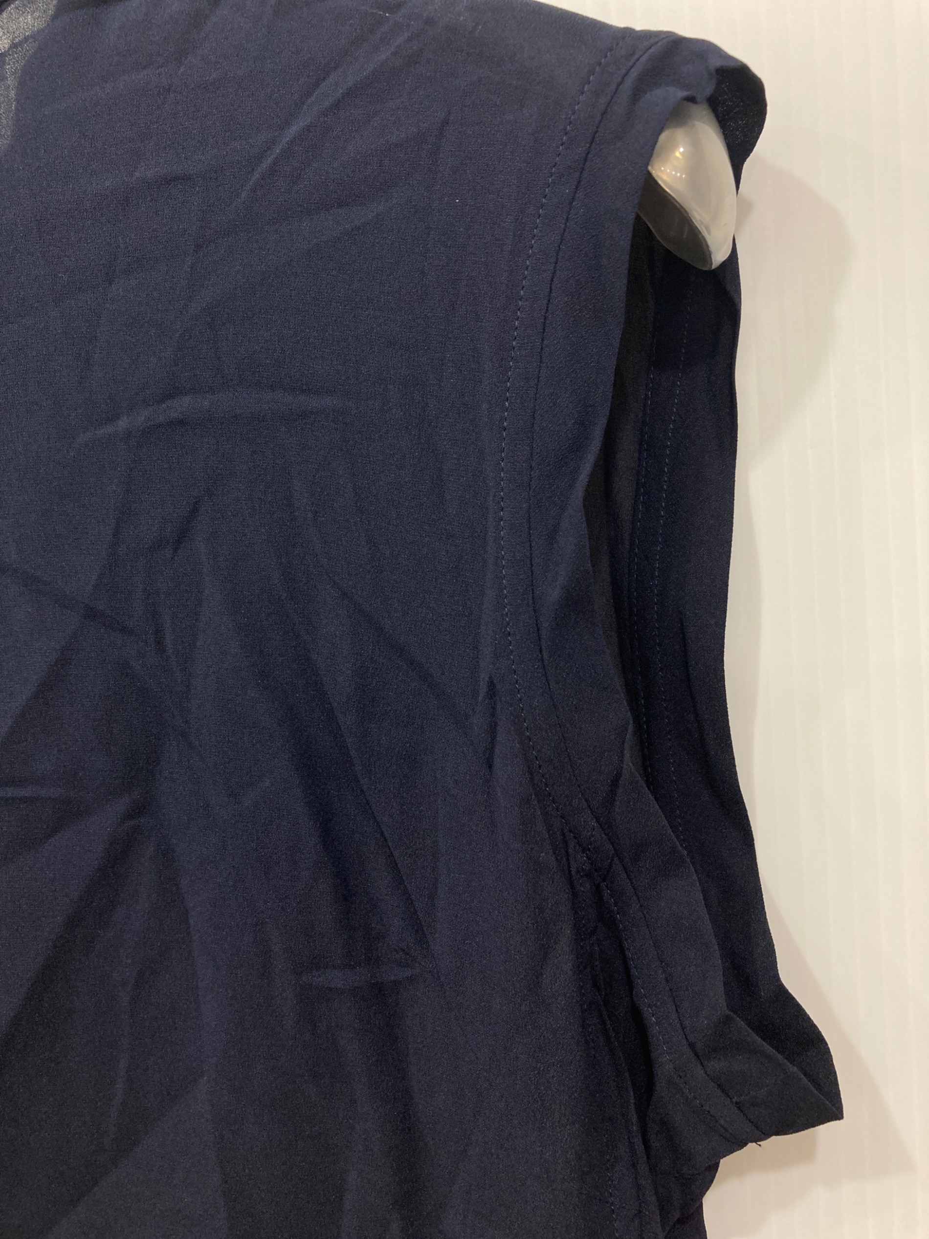 中古・古着通販】JIL SANDER (ジルサンダー) シルクブラウス ネイビー
